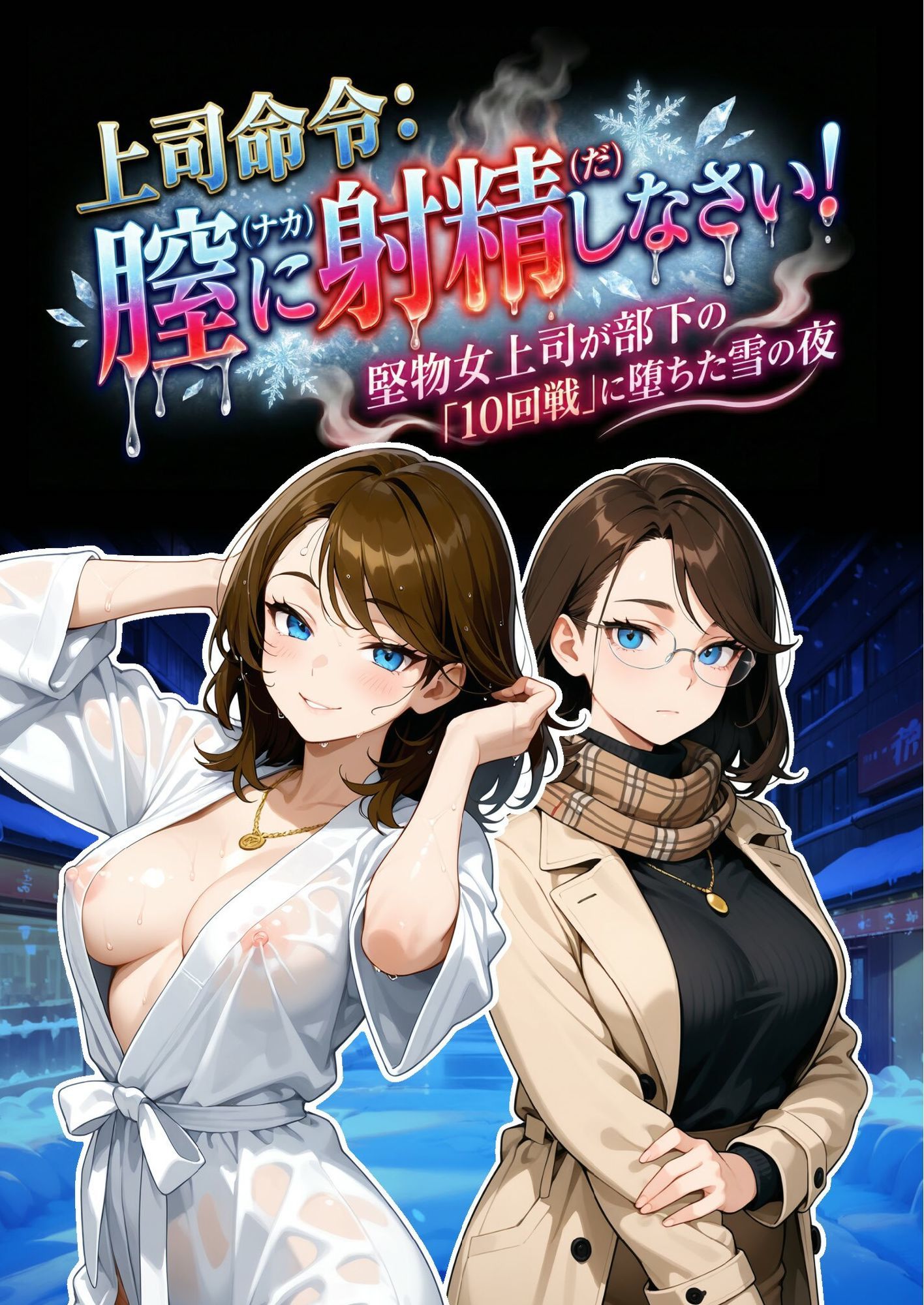 上司命令:膣に射精しなさい〜堅物上司が部下の「10回戦」に堕ちた雪の夜〜 - サンプル画像 1
