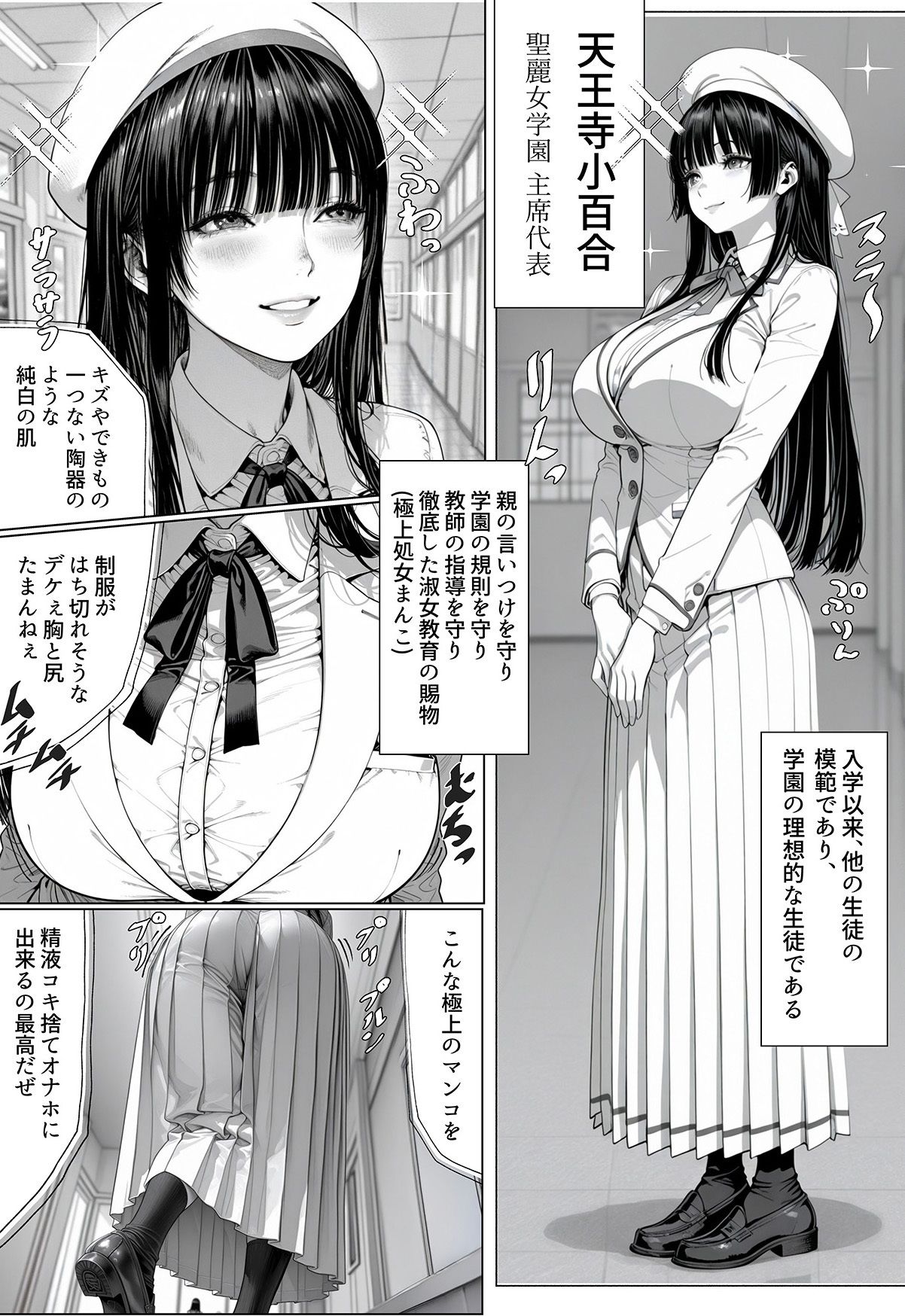 温室育ちのお嬢様をオナホにするのは簡単すぎる-天王寺小百合-編 - サンプル画像 1