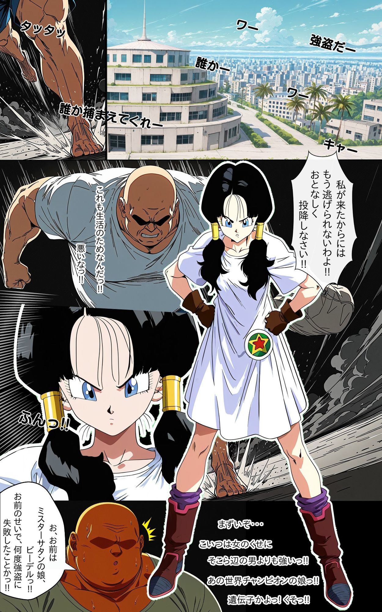 街の平和を守るビー〇ルに凶悪化した一般強盗犯が分からせ復讐種付けプレス - サンプル画像 4