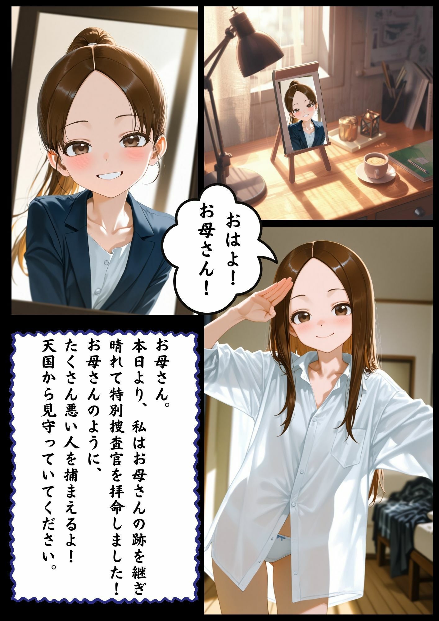 CG漫画『胸キュン捜査官』第一話 - サンプル画像 1