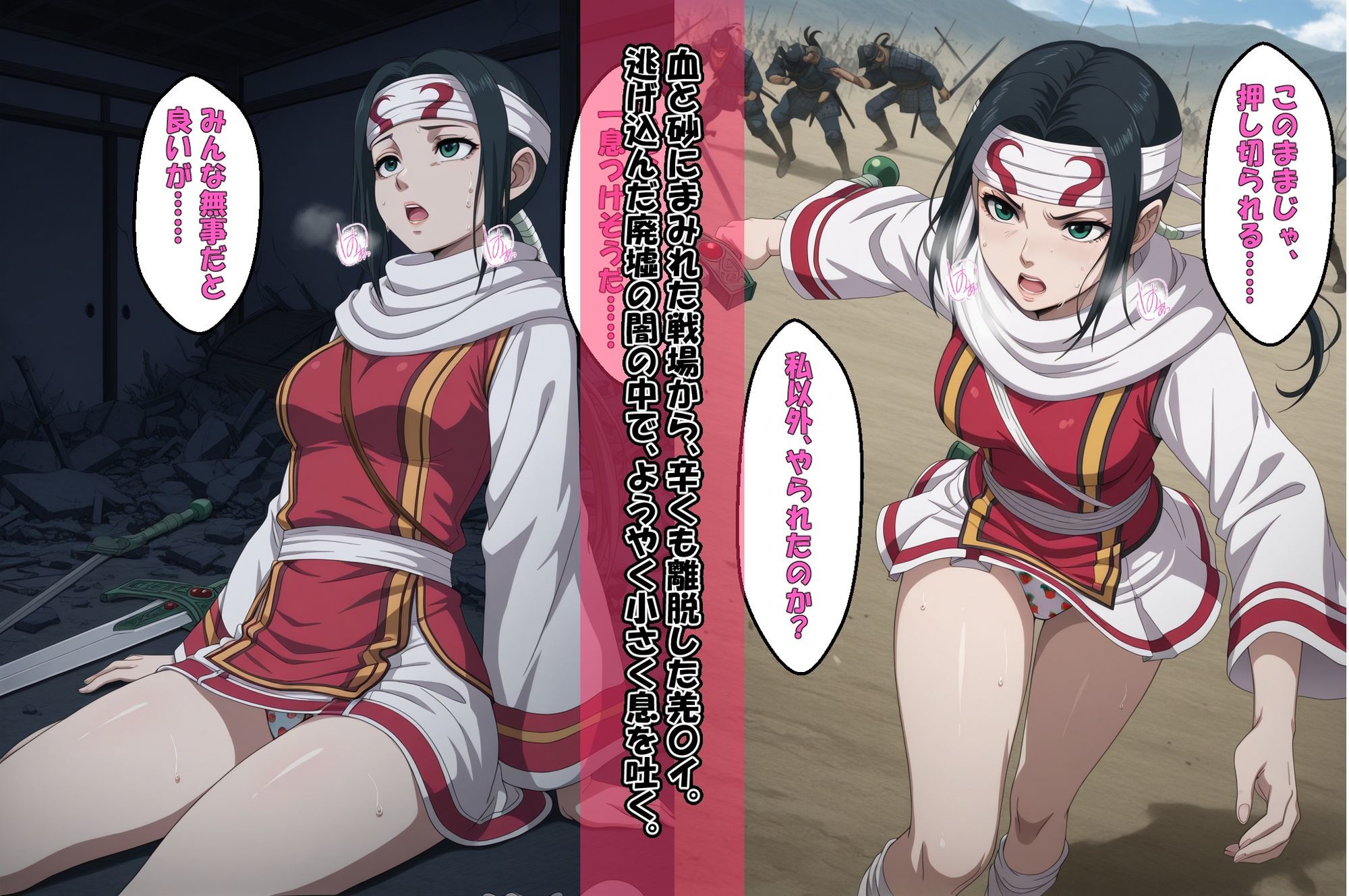 『◇ 抵抗不能、支配される羌〇イ ◇』＆『◇ 完全支配、逃げ場なしカ〇ネ ◇』2冊セット - サンプル画像 1