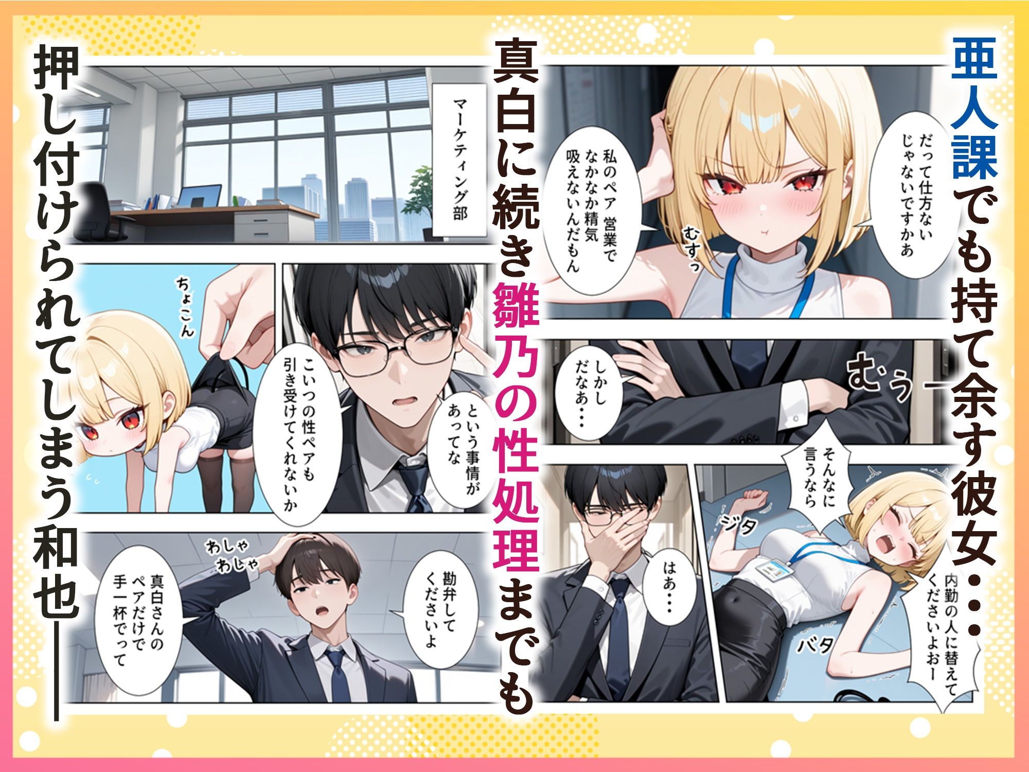 絶倫過ぎた俺が亜人OL美女達の性処理係に任命された話『サキュバス編』 - サンプル画像 7