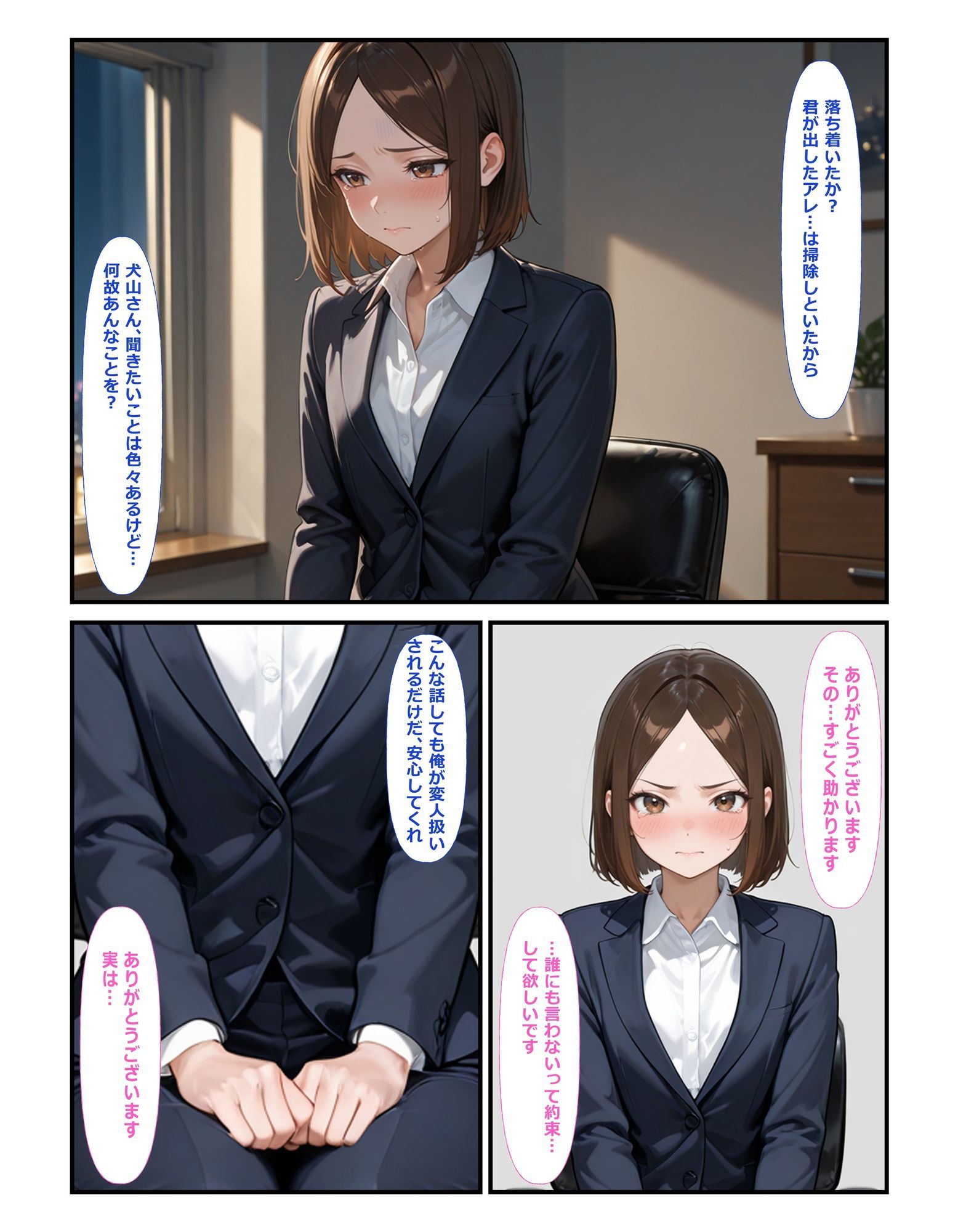 部下の犬山さん♀が職場でオナニー♂してた - サンプル画像 3