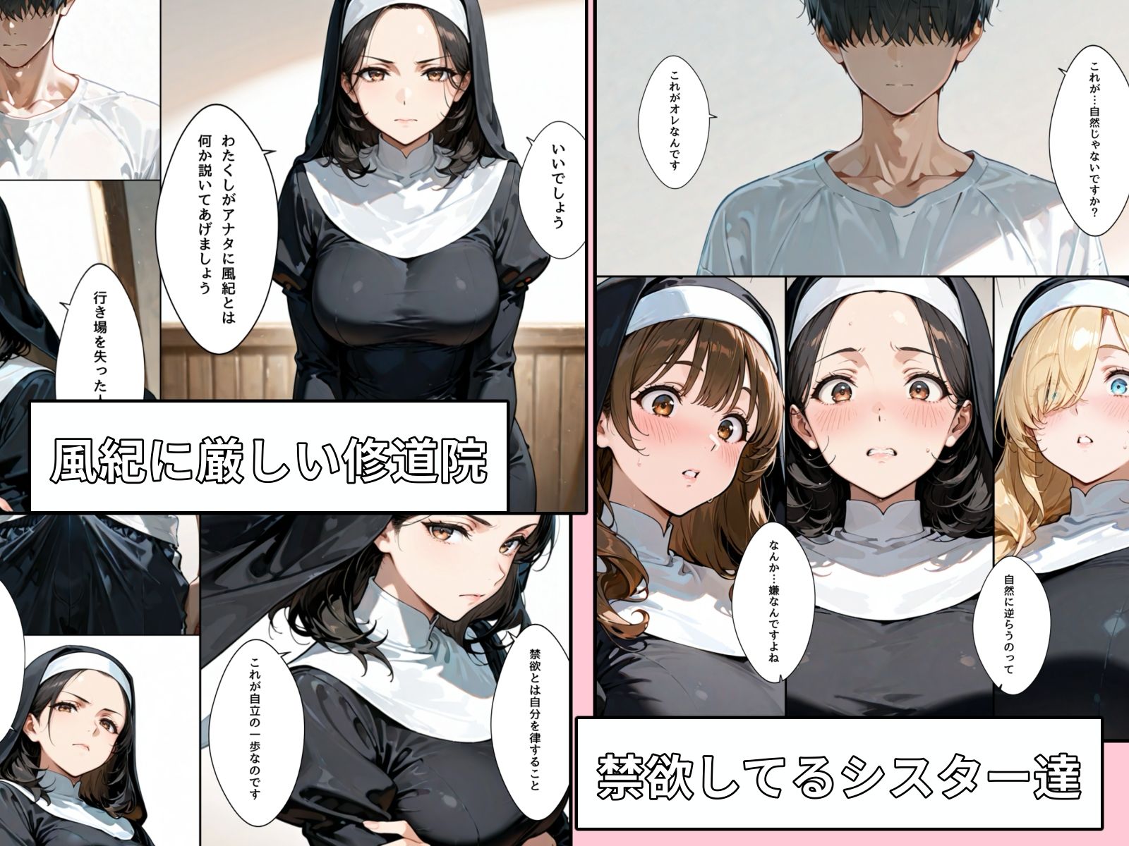 禁欲聖女たちは堕落なんてしない - サンプル画像 3