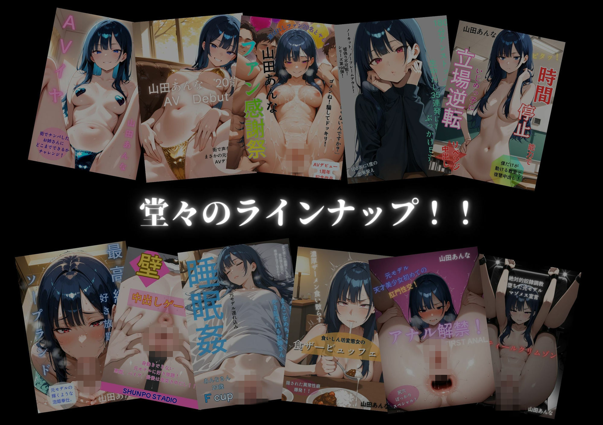 悪徳AVプロダクション  山田杏奈（20） - サンプル画像 4