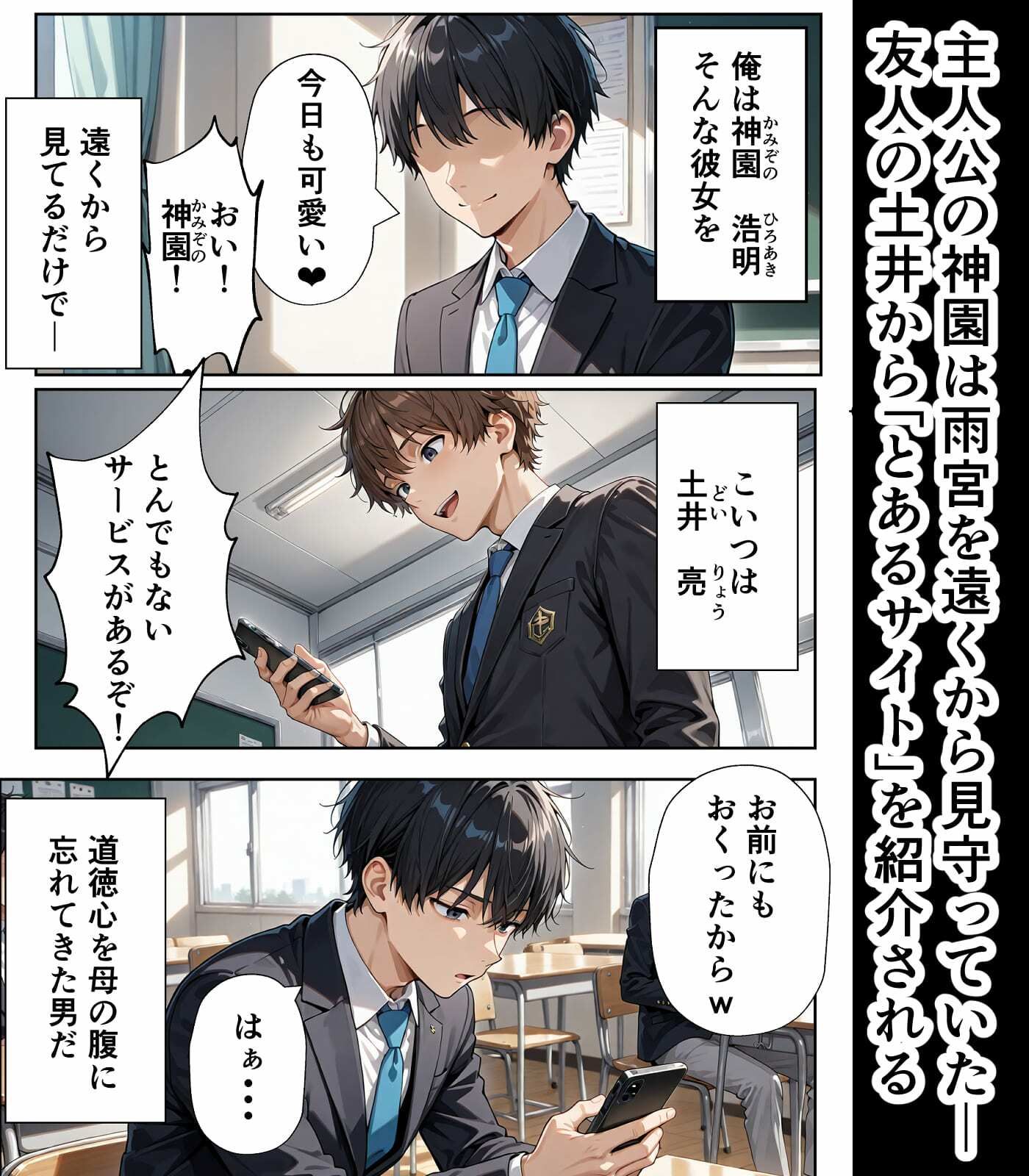 学園憑依I  ジト目優等生に分魂憑依して、ひとつになるまで - サンプル画像 2