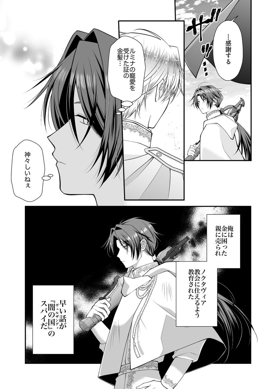 光の騎士を貶める - サンプル画像 2