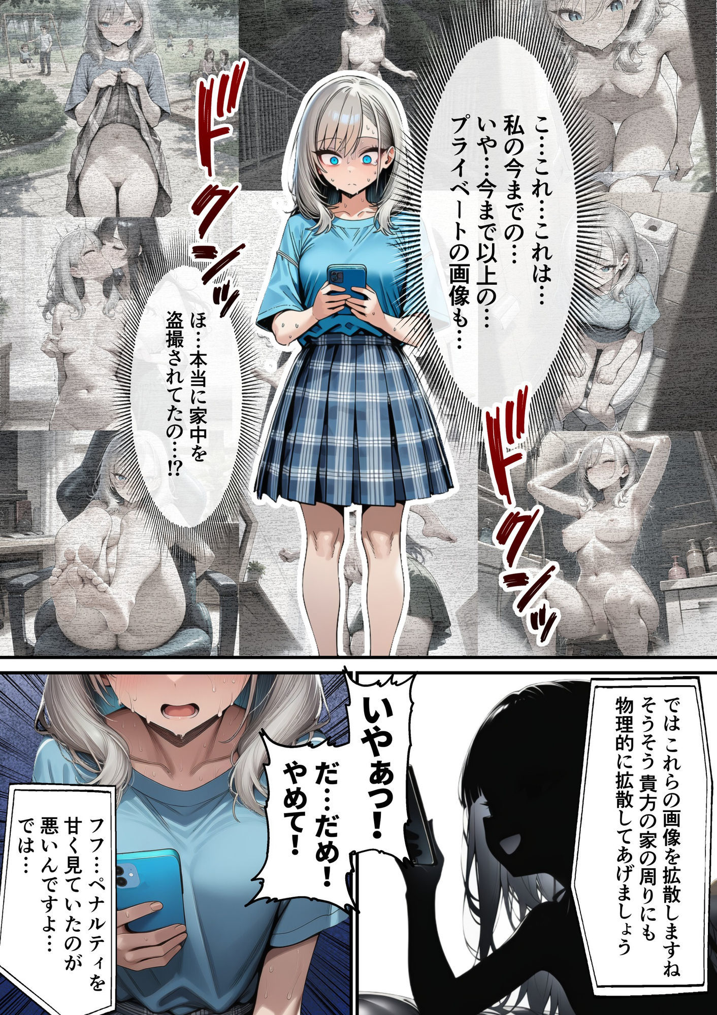 軽い罰ゲームのつもりが、親友三人まとめて弱みを握られ、羞恥指令に従わされるようになった話 ―中編― - サンプル画像 2