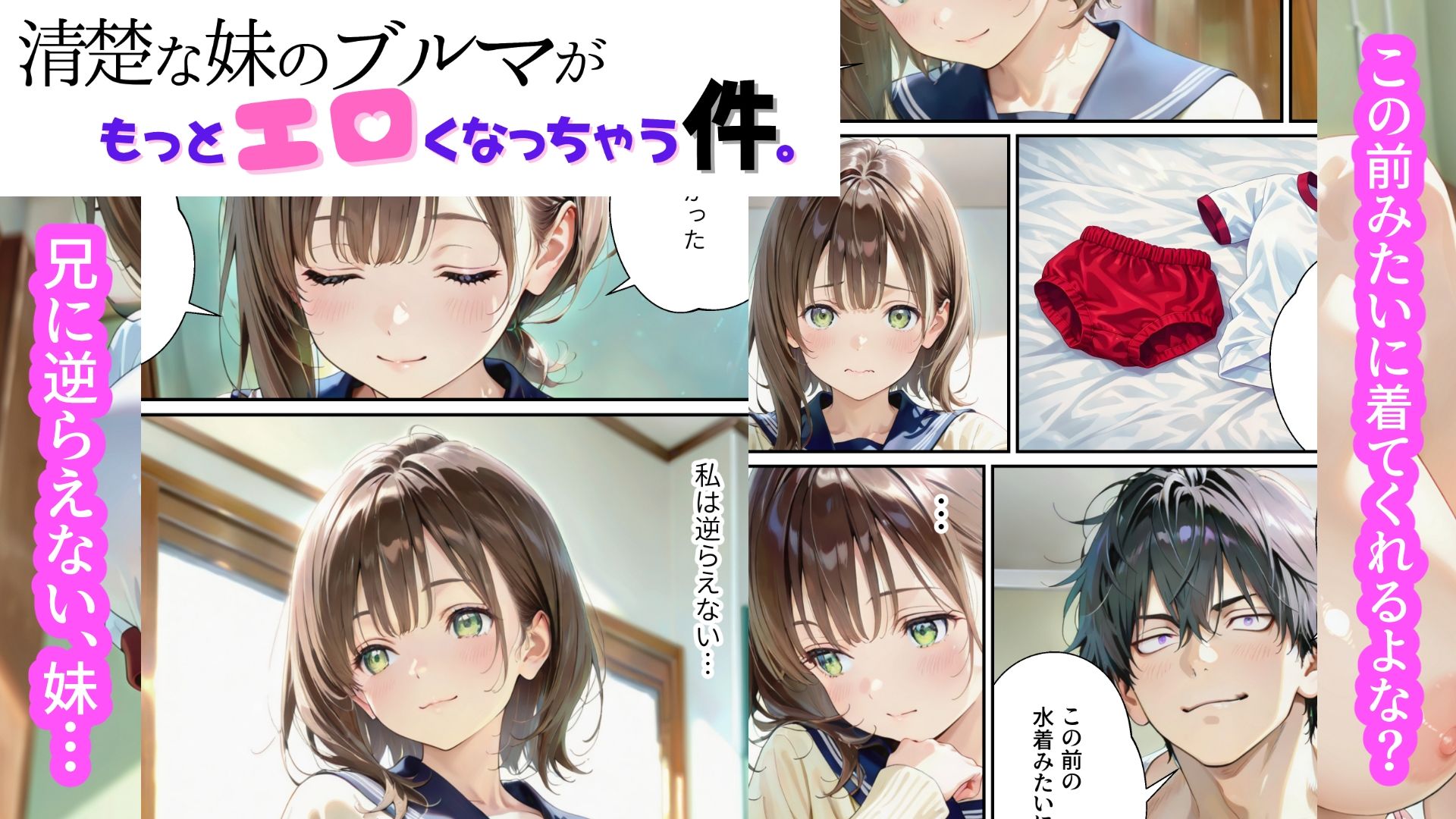 清楚な妹のブルマが、もっとエロくなっちゃう件。第3話「体操着編」 - サンプル画像 2