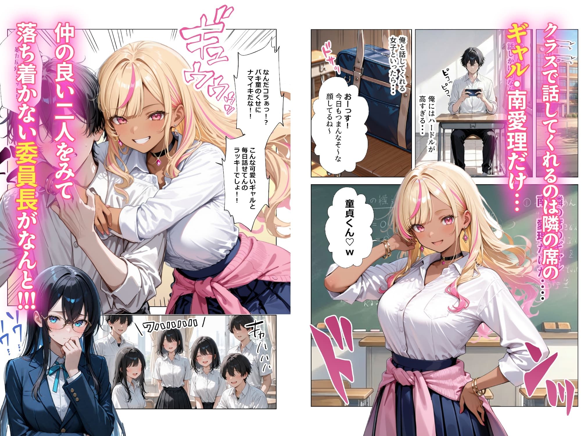 清楚彼女がいるのにギャルとの予行練習（生本番）がやめられない話【ぬるぬるエロアニメ動画同梱】 - サンプル画像 2