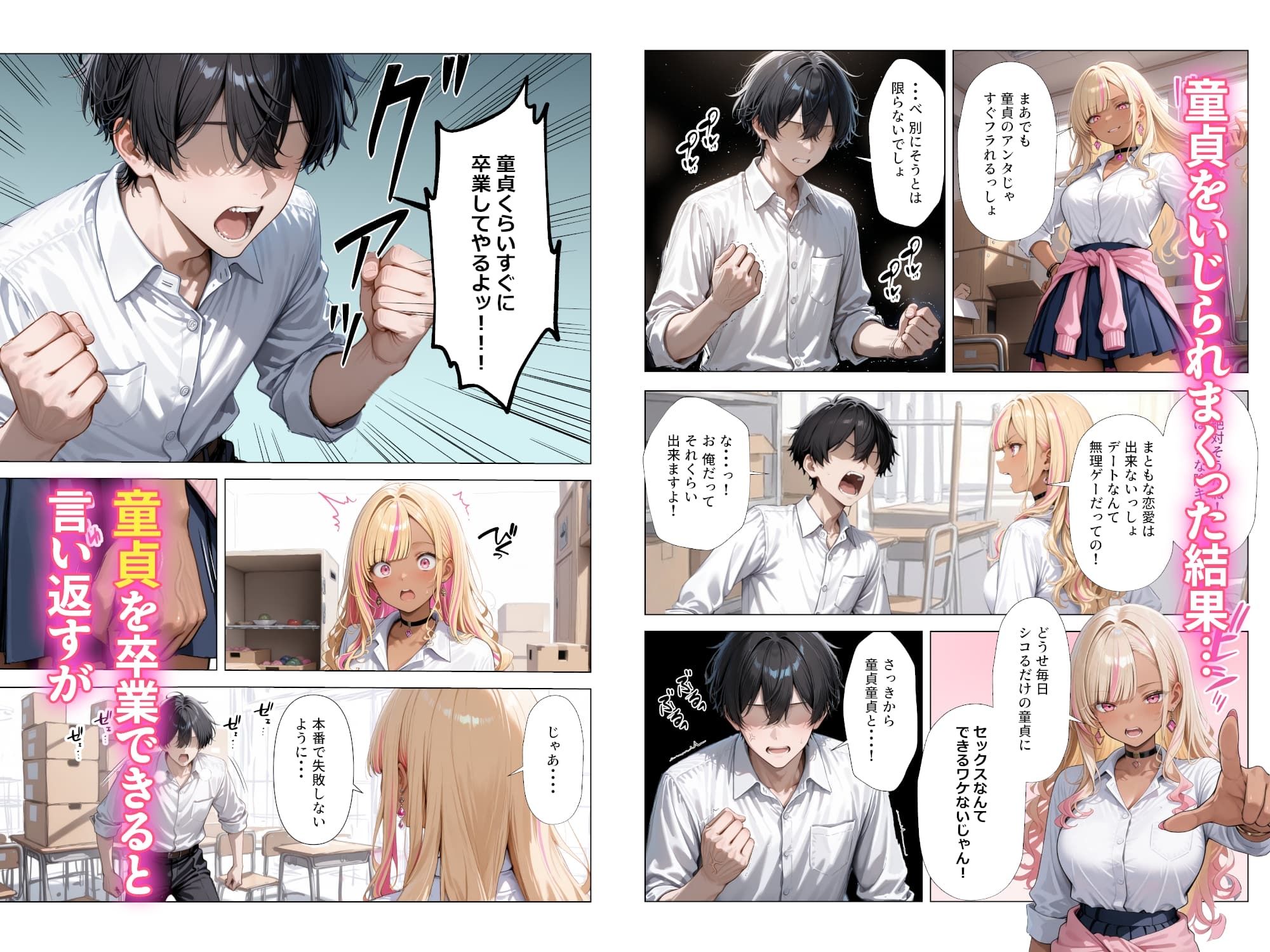 清楚彼女がいるのにギャルとの予行練習（生本番）がやめられない話【ぬるぬるエロアニメ動画同梱】 - サンプル画像 6