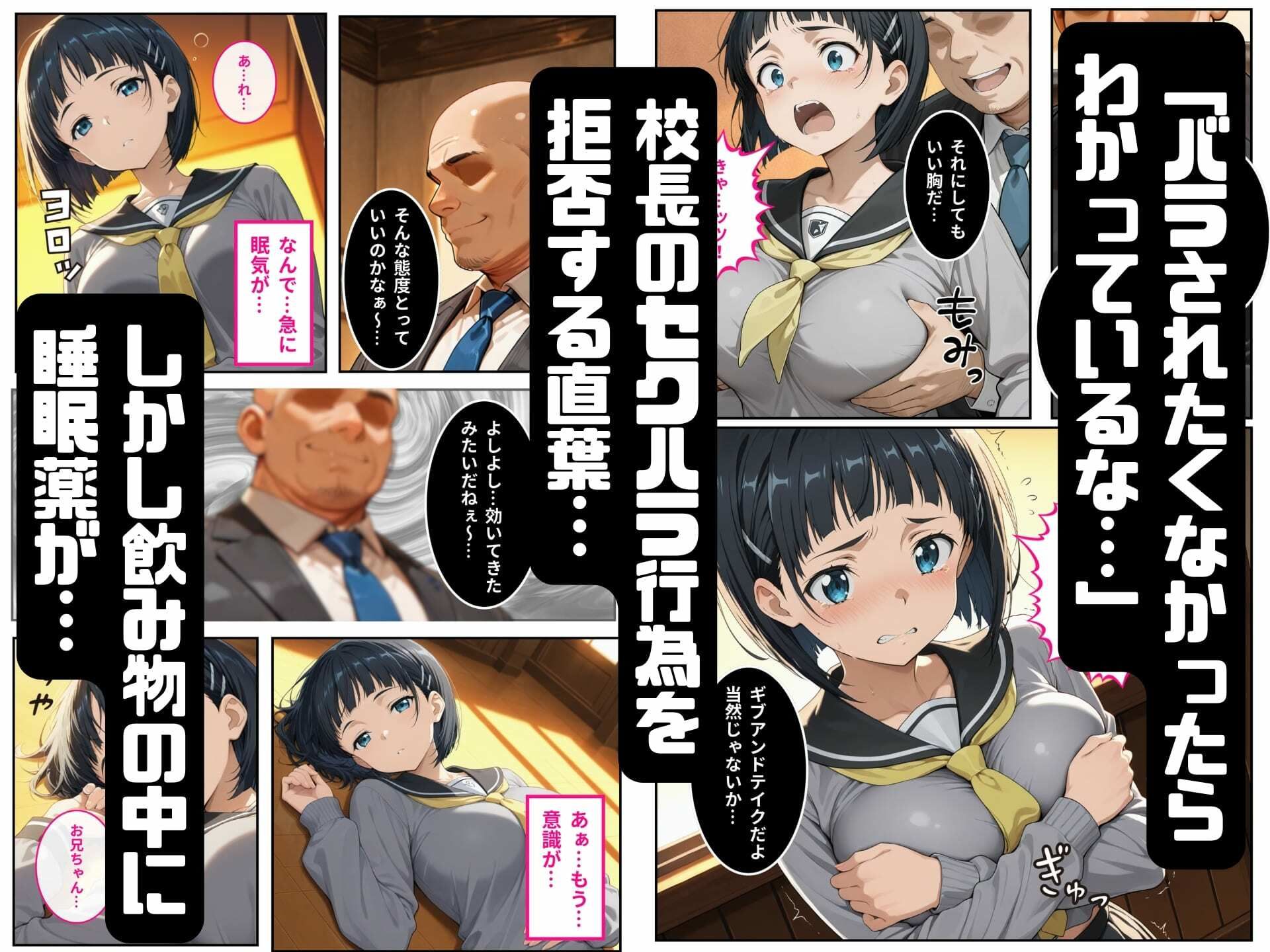 寝取られた直葉-校長のちんぽでメス堕ちする - サンプル画像 5