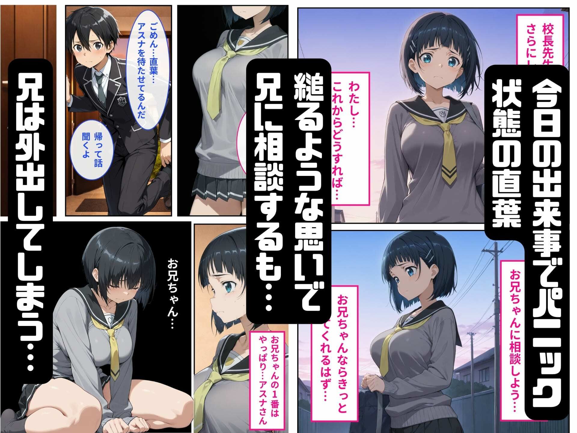 寝取られた直葉-校長のちんぽでメス堕ちする - サンプル画像 8