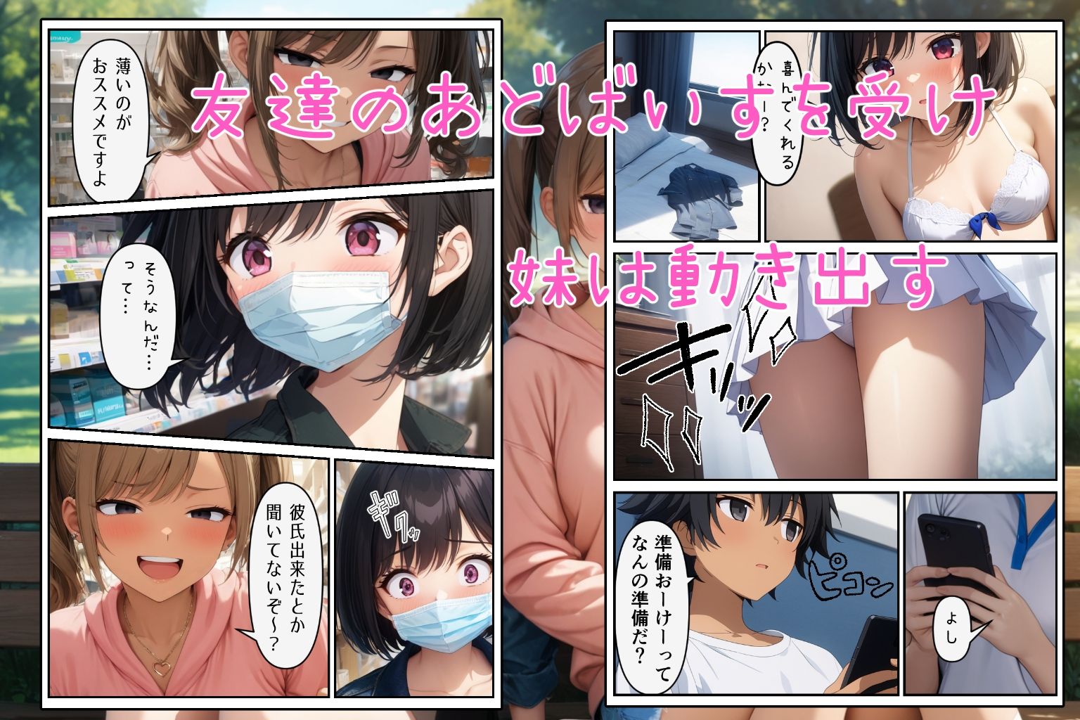 実はブラコンな妹をSEXの練習台にしちゃった件 - サンプル画像 6