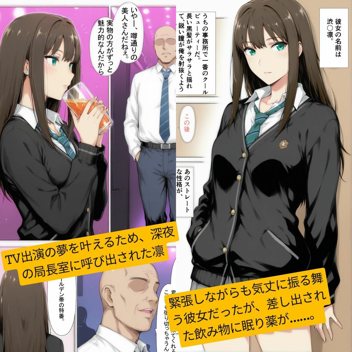 アイドル失格 渋〇凛 ―睡眠便器に堕ちる夜― - サンプル画像 5