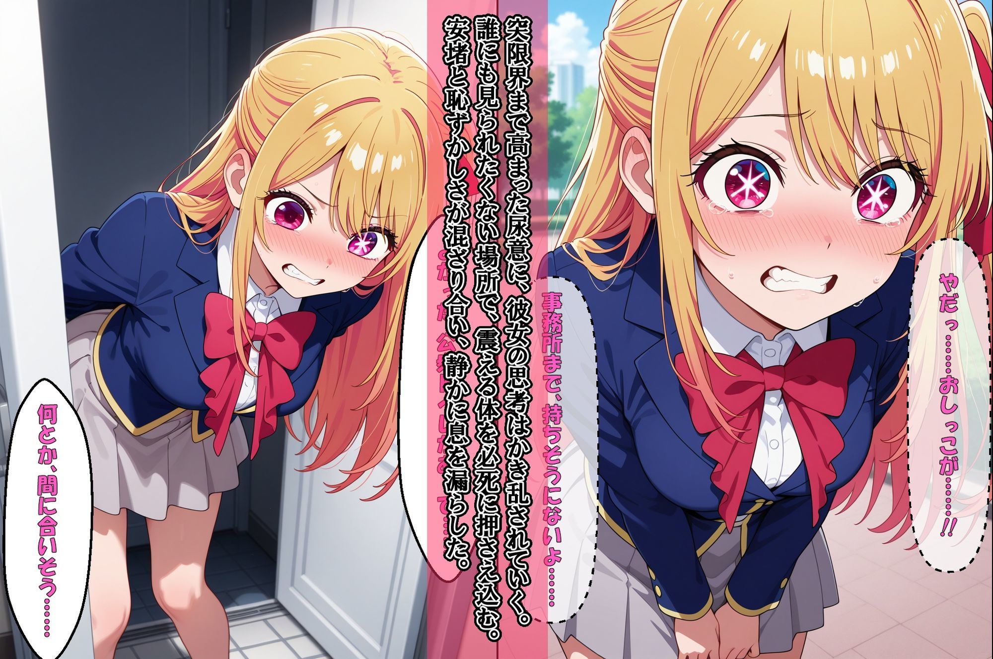 『◇ アイドル、捕獲完了（星〇アイ） ◇』＆『◇ アイドル、トイレの悪夢（星〇ルビー） ◇』2冊セット - サンプル画像 6