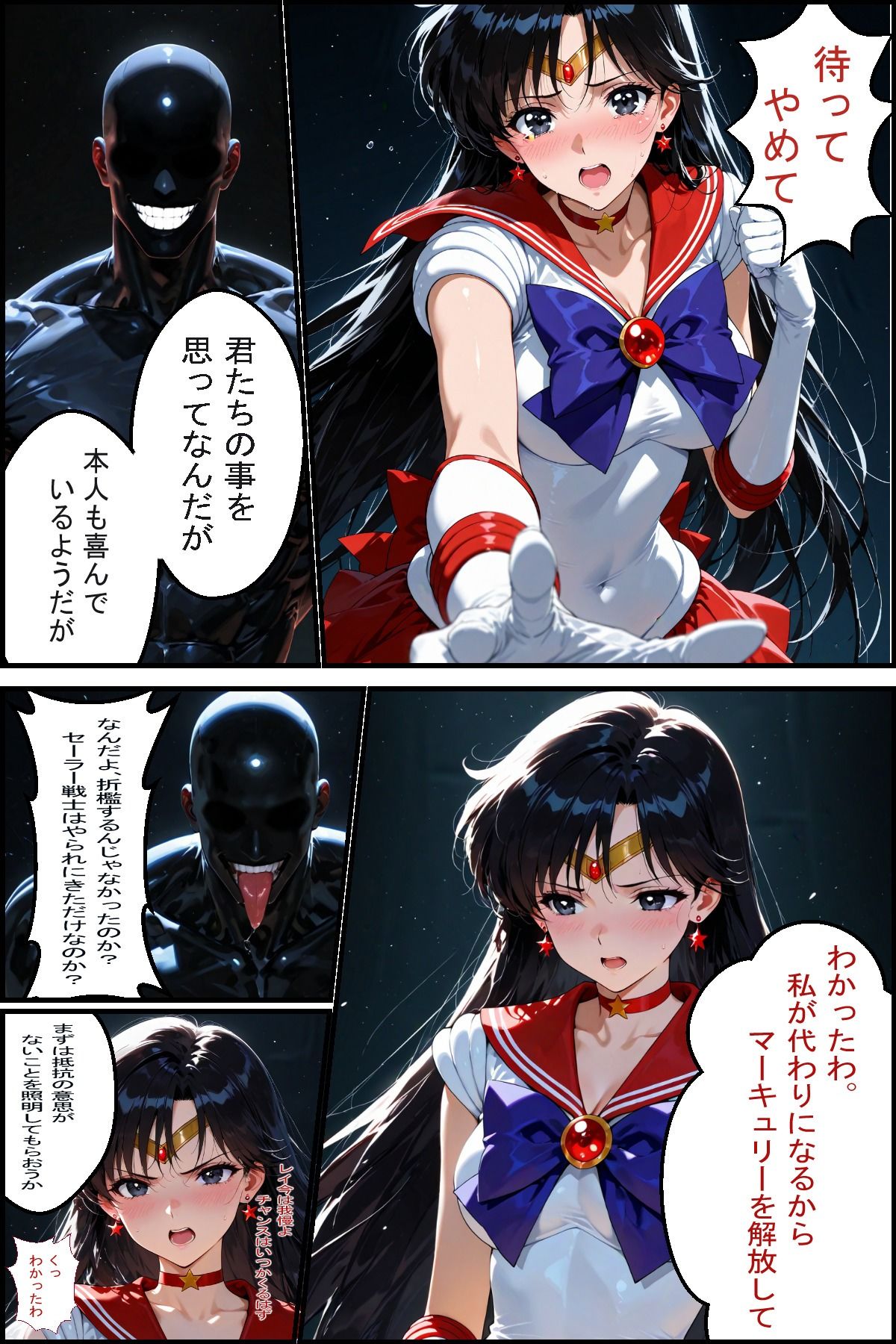 セーラー戦士敗北  仲間を助ける為だから - サンプル画像 5