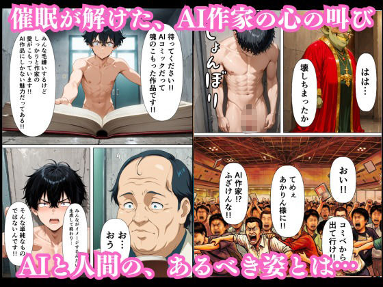 【AI生成】コミックイベント・逆転ハック！〜AI作家の俺が禁断の催●リモコンで巨乳コスプレイヤーに、アンチの目の前で発情中出し〜 - サンプル画像 10