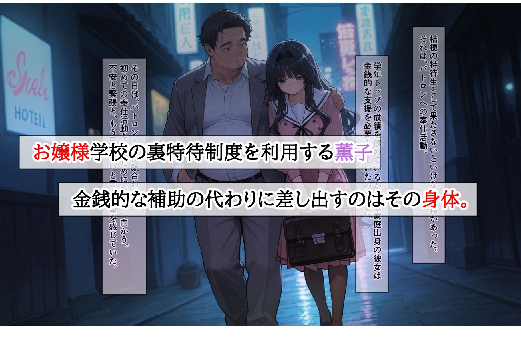 特待生の奉仕義務 お嬢様学校の裏特待制度 〜奨学金と引き換えにパトロンに捧げた処女膜〜 - サンプル画像 1