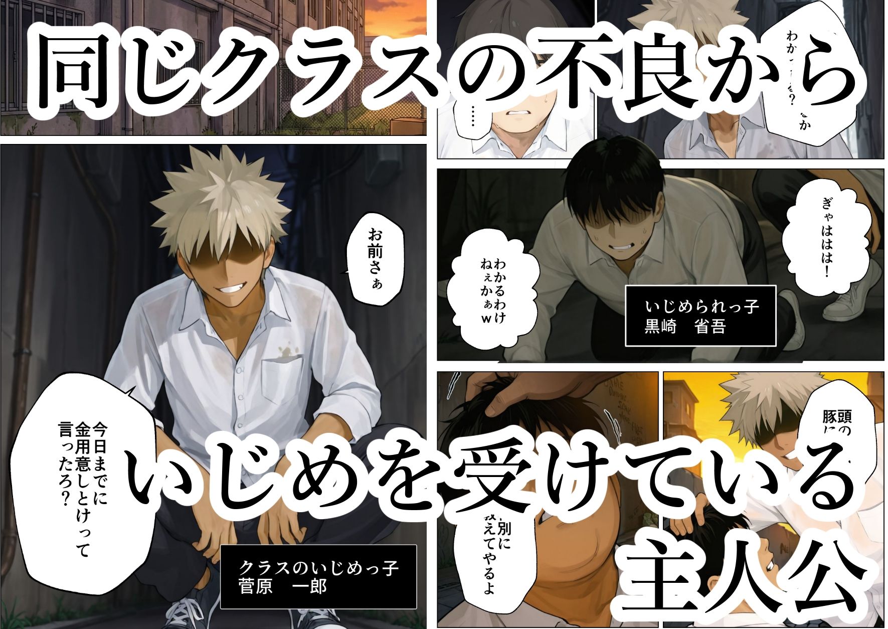 簒奪-いじめられっ子の僕が、いじめっ子の彼女寝とって復讐した話- - サンプル画像 1