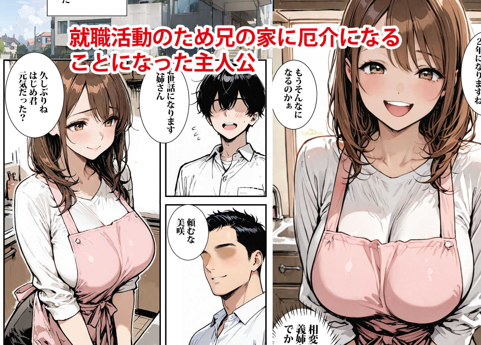 義姉の悩みを聞いていたらいつの間にかHな関係に… - サンプル画像 1