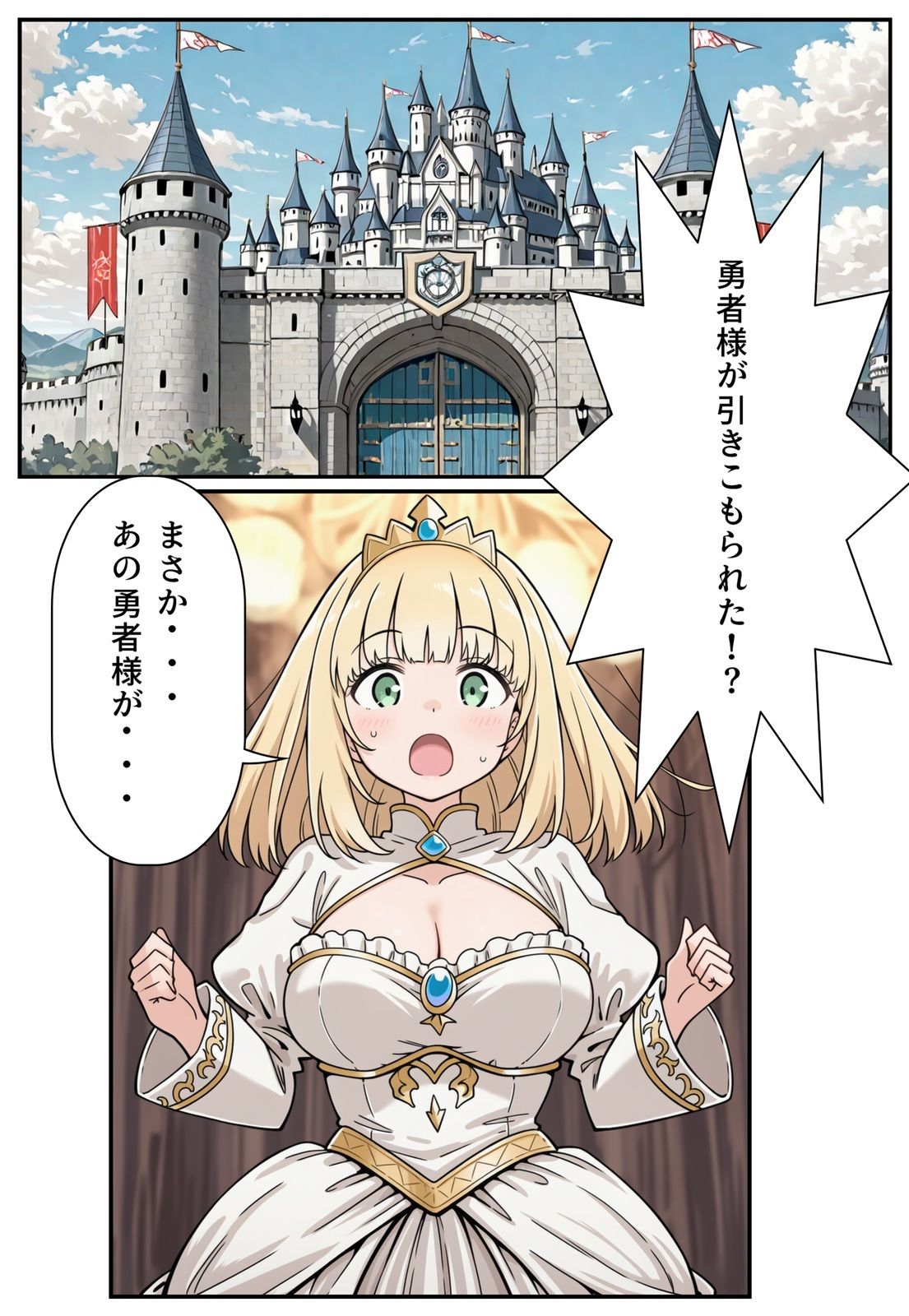 勇者のために姫様エッチ - サンプル画像 1