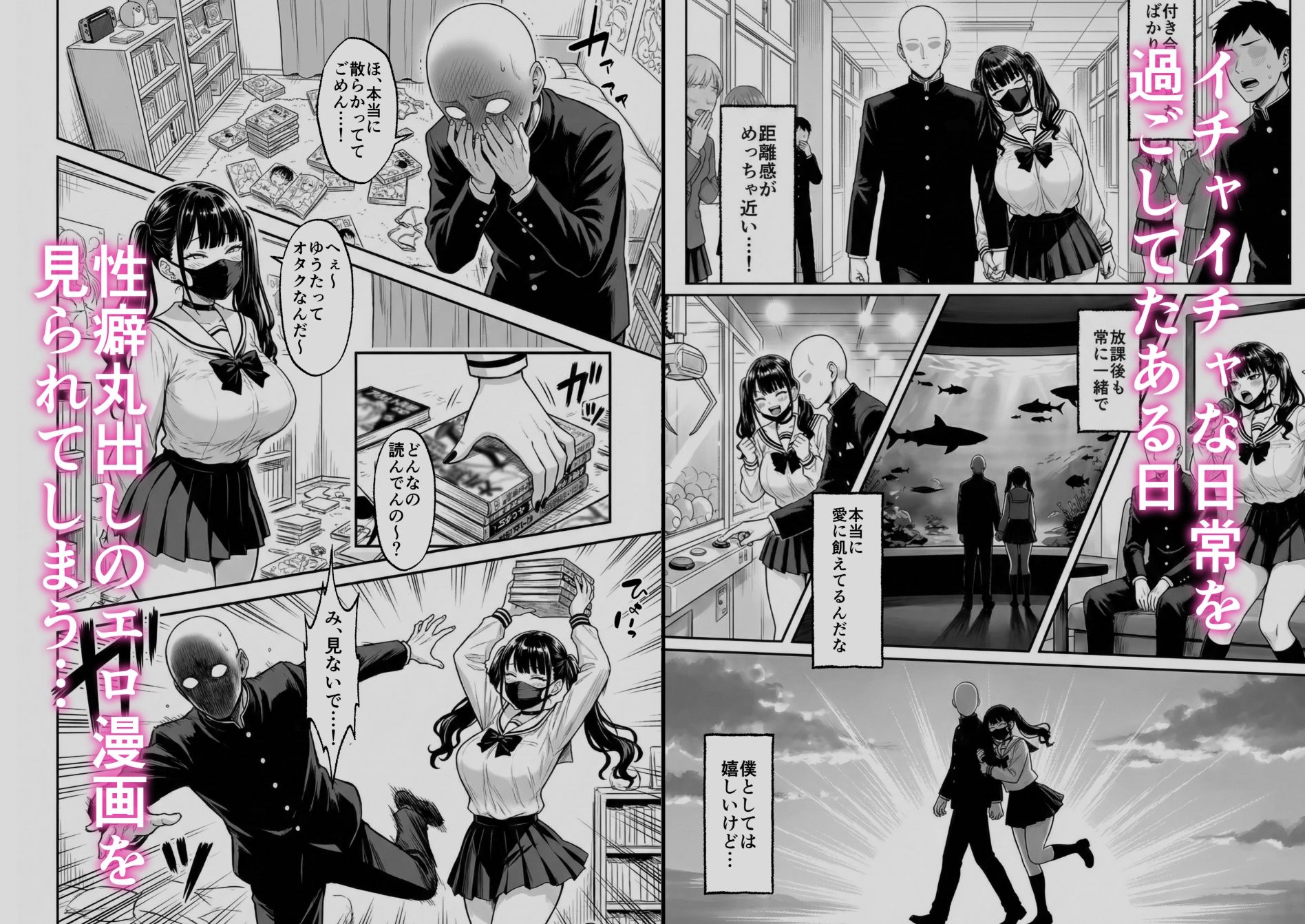 愛に飢えた爆乳地雷系ギャル - サンプル画像 2