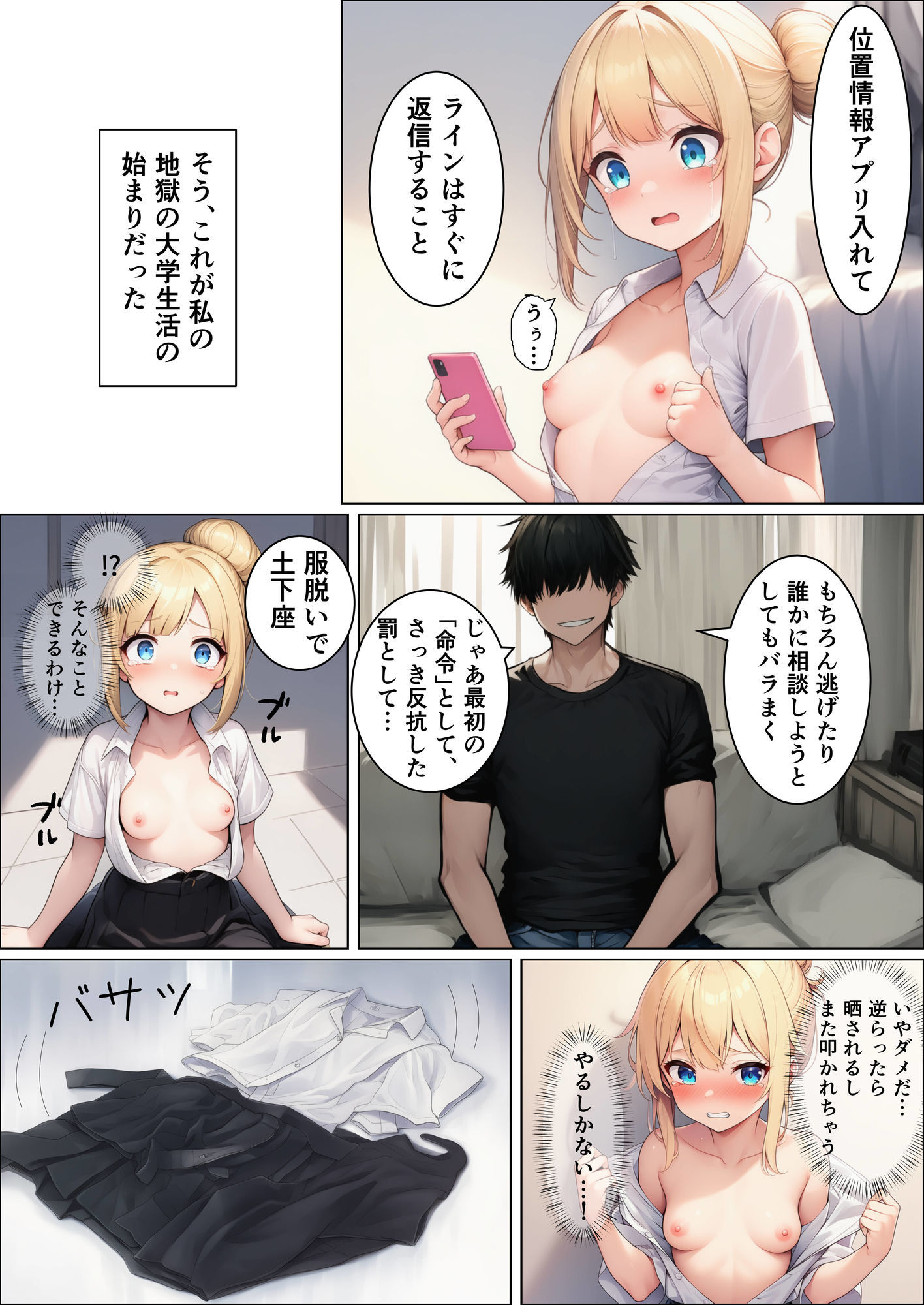 初めての勧誘で人生が変わっちゃった女の子の話  ご主人様との出会い編 - サンプル画像 4