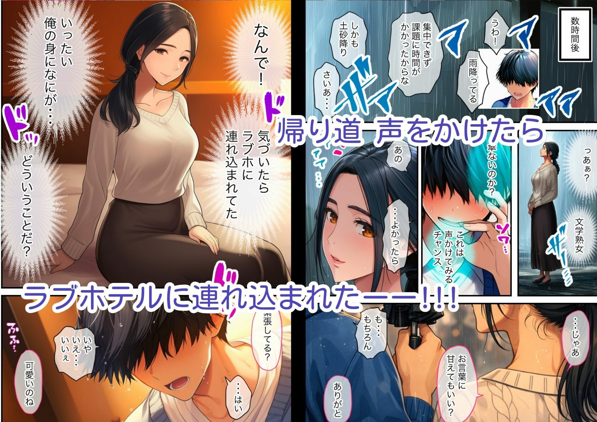 清楚なのに積極的な巨乳人妻、孕ませ希望の未亡人だった - サンプル画像 3