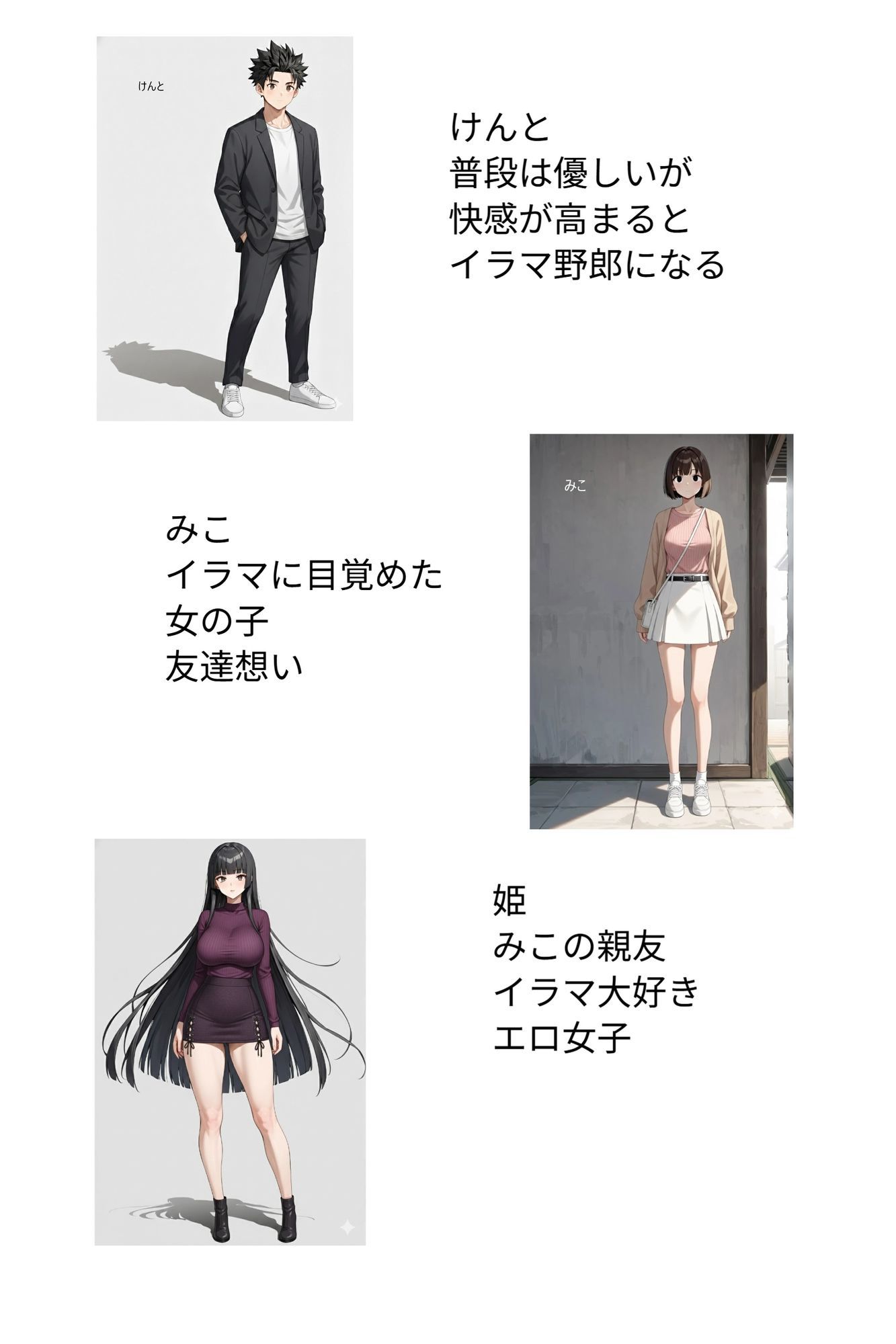 喉凹！みこちゃん姫ちゃん - サンプル画像 1