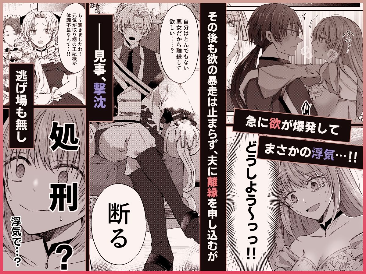 悪女になったので離縁を希望しても幼馴染ヤンデレ陛下は頷かない - サンプル画像 3