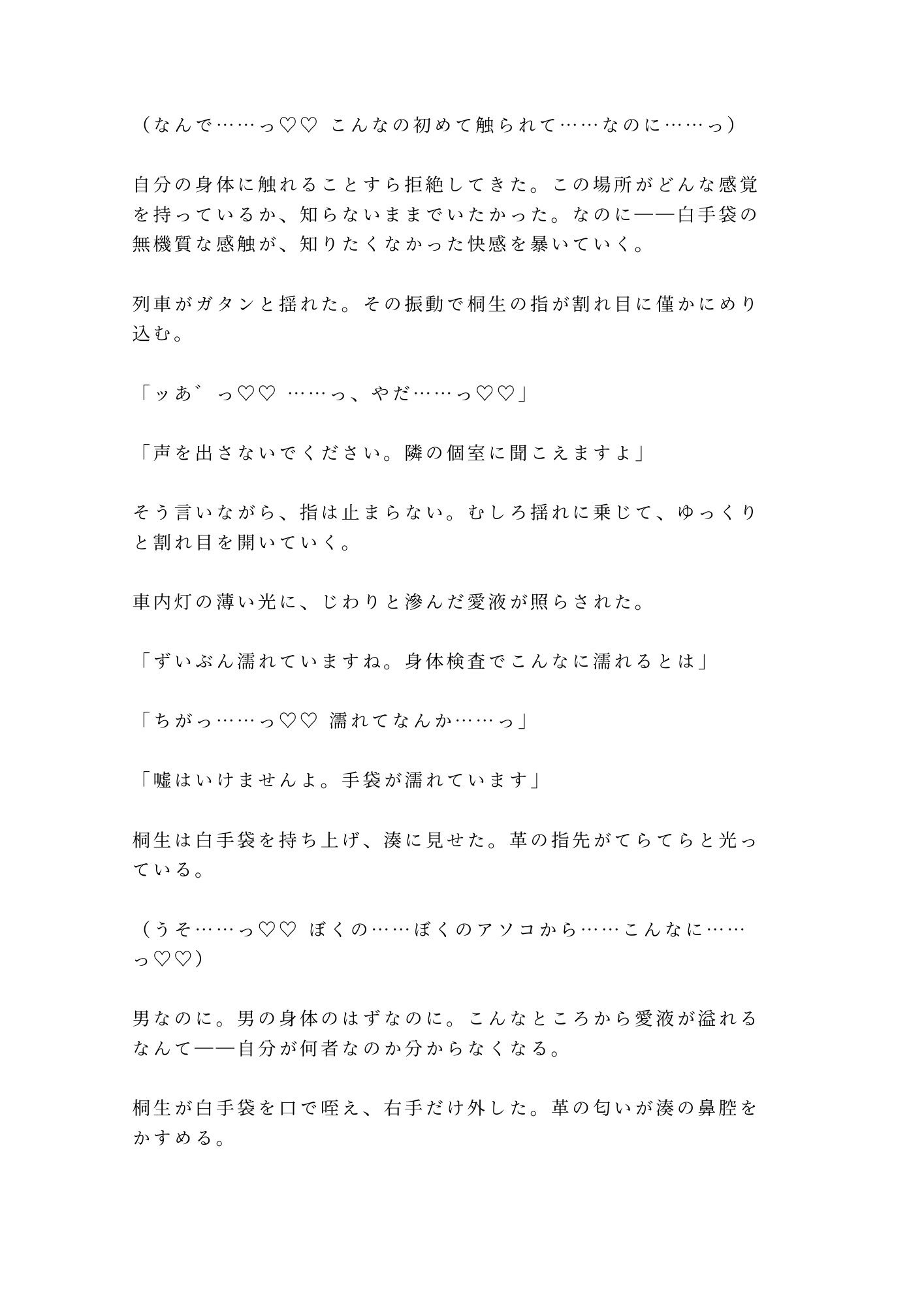 「終点まで降りられませんよ」大学生が深夜の寝台特急で、車掌に個室ごと施錠されるカントボーイ - サンプル画像 7