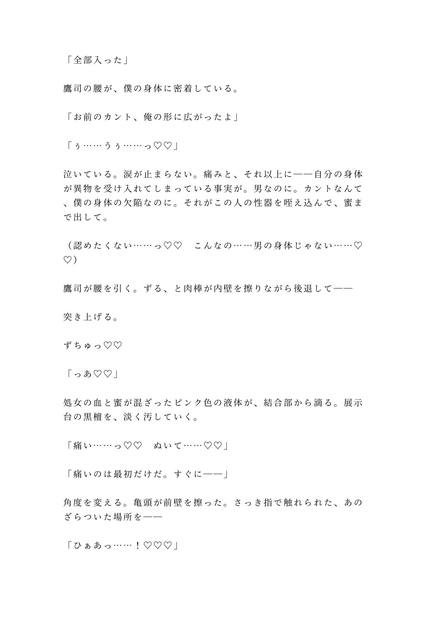 「動かないで」蝶の標本室で絹のリボンに四肢を広げられた大学院生が三回中出しされて最も美しいコレクションに堕とされる話 - サンプル画像 9