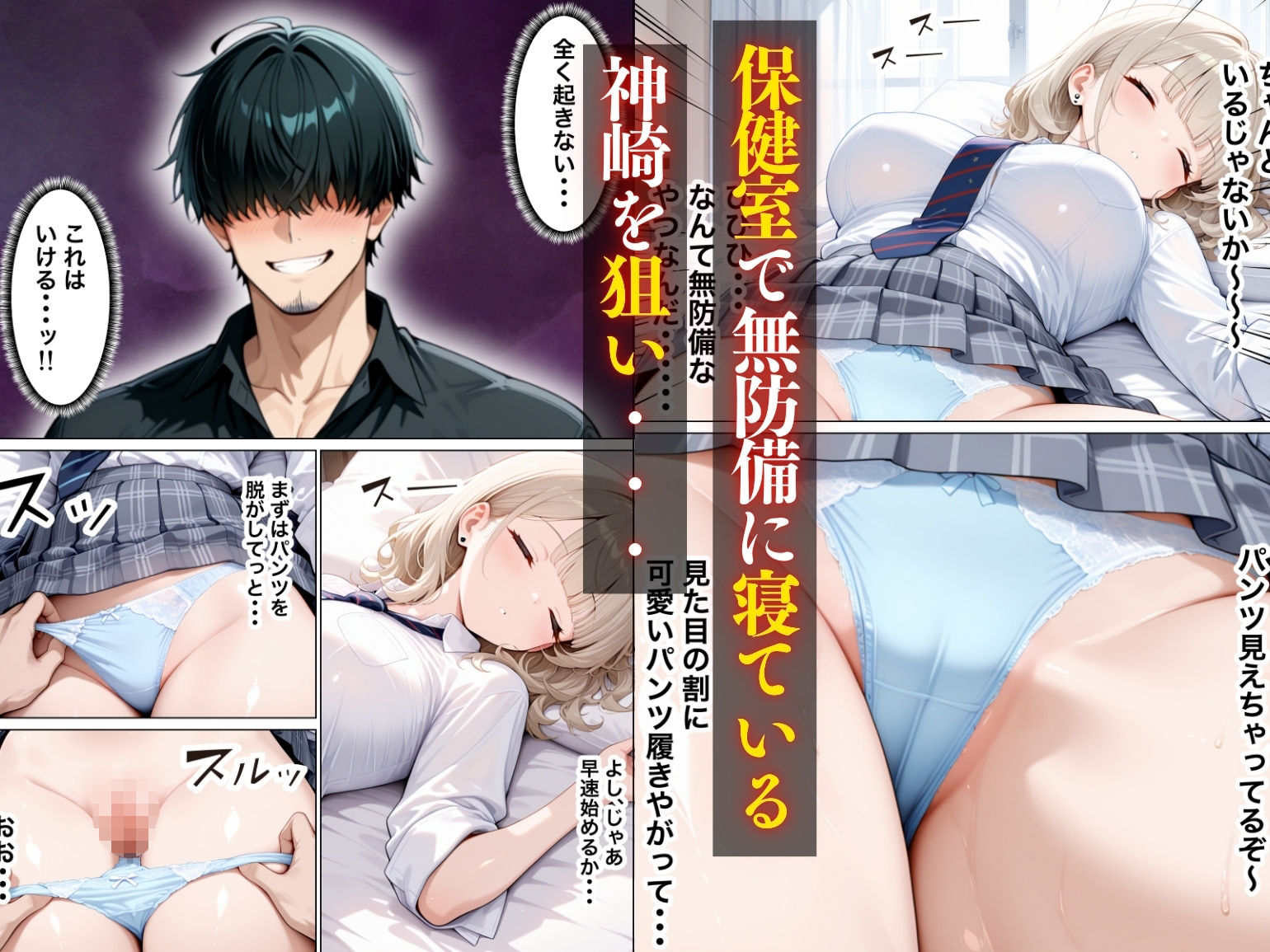 まじめ処女の教え子ギャルがクズ教師に開発される話 - サンプル画像 3