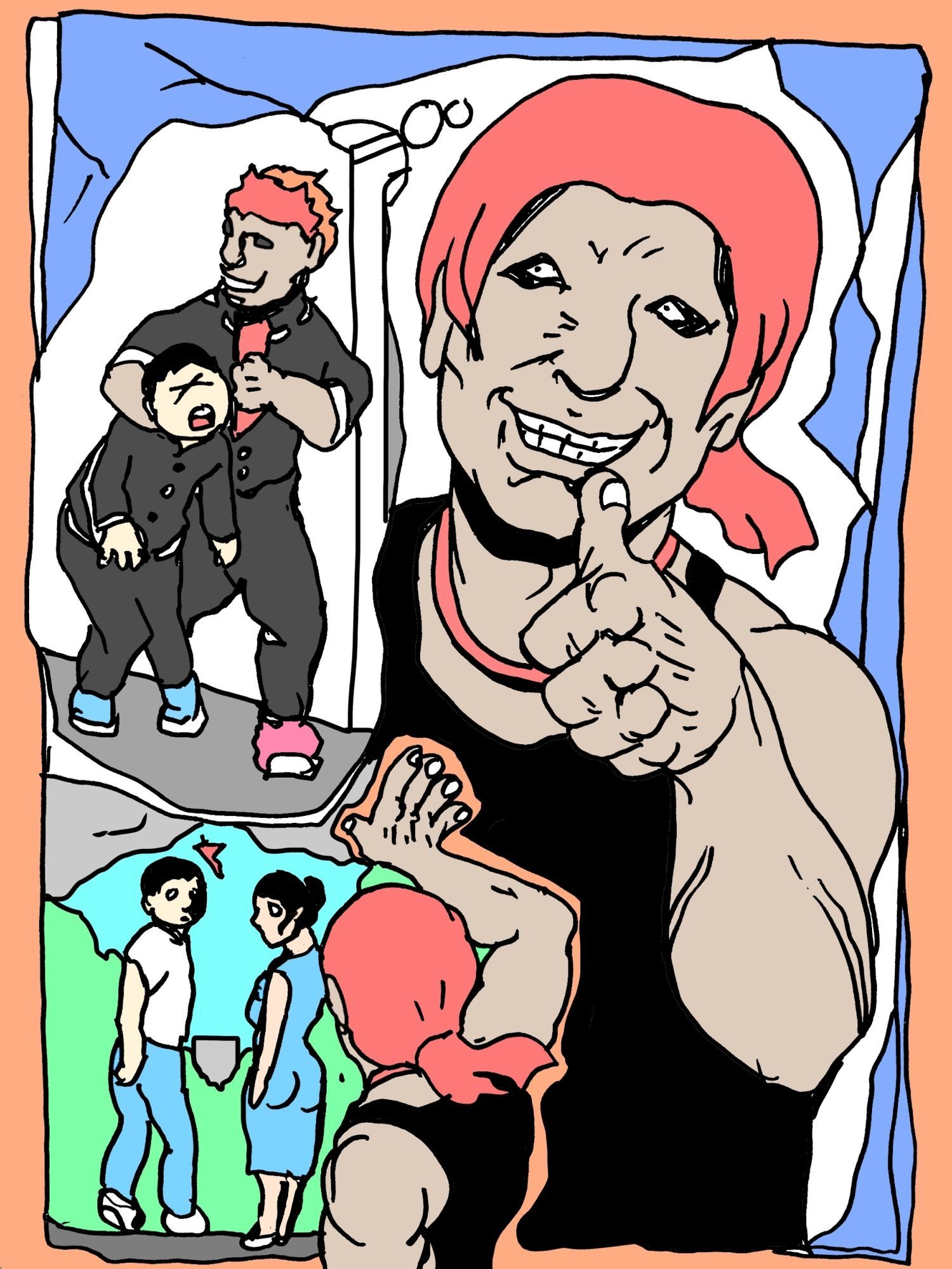 数年ぶりに再会した親友とその奥さんと仲良くなれて幸せです - サンプル画像 2