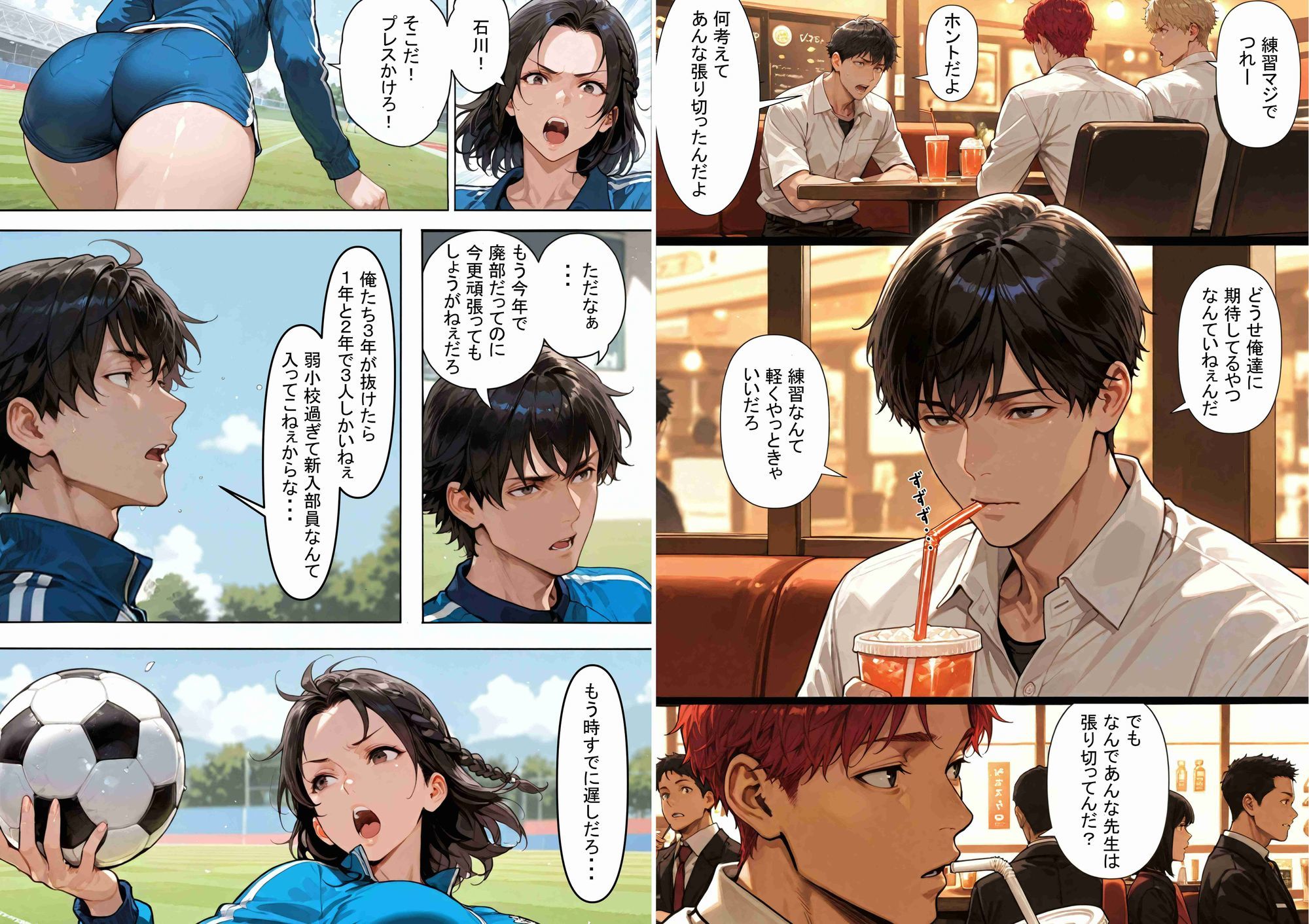 優勝の代償に身体を差し出した既婚女性監督の話。 - サンプル画像 2