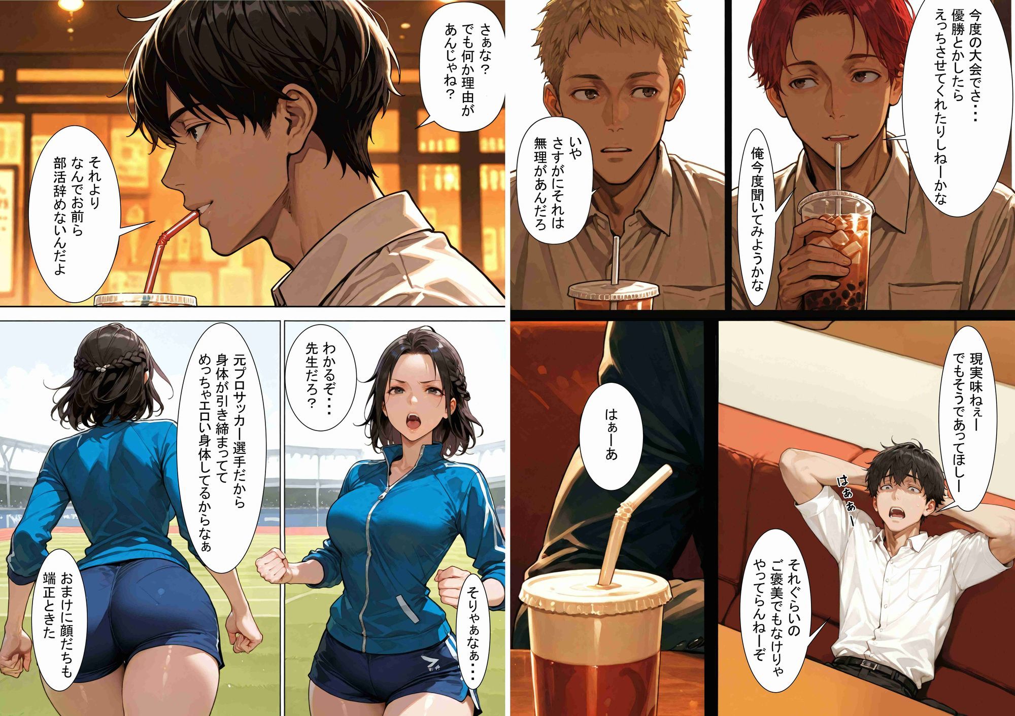 優勝の代償に身体を差し出した既婚女性監督の話。 - サンプル画像 3