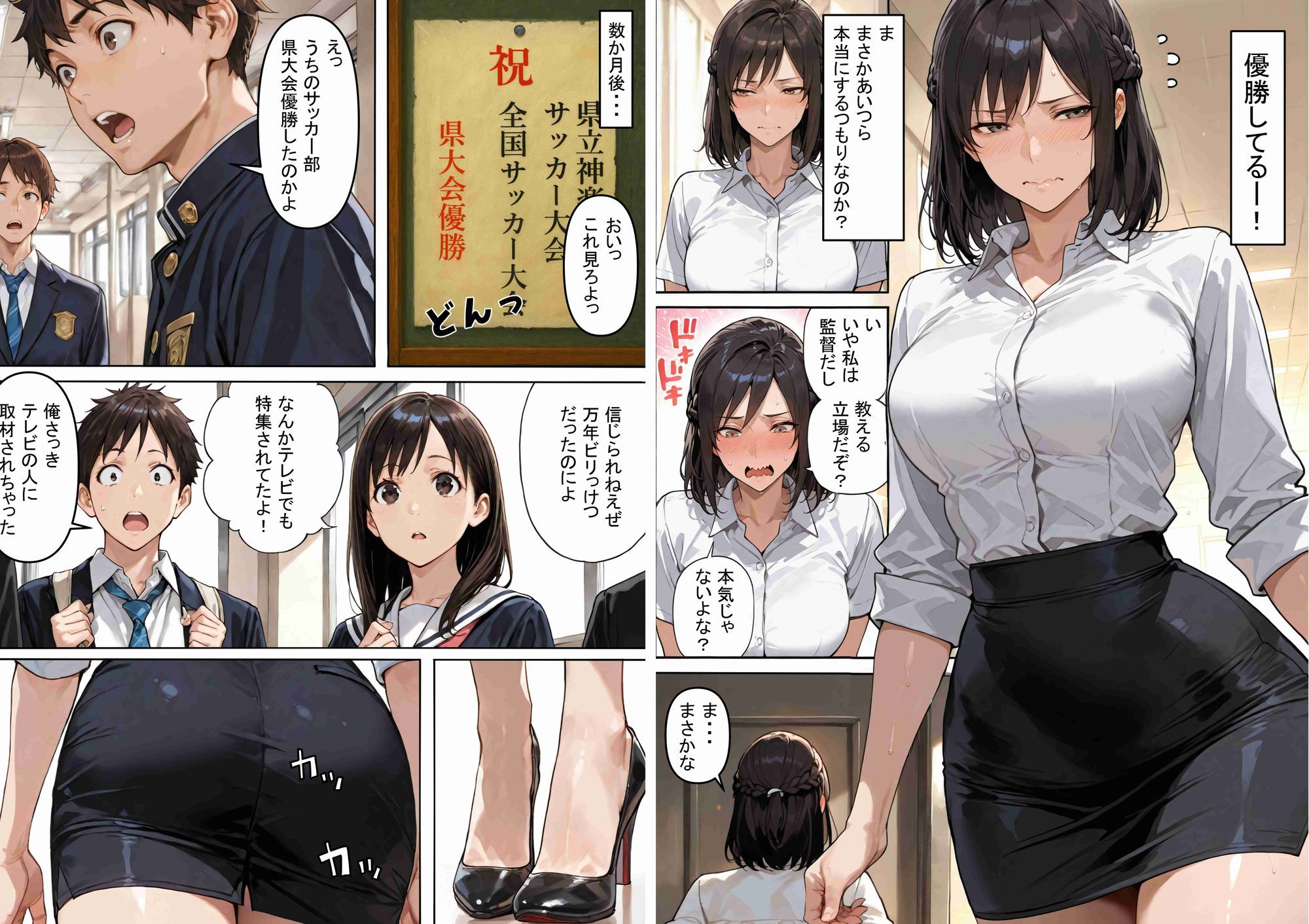 優勝の代償に身体を差し出した既婚女性監督の話。 - サンプル画像 7