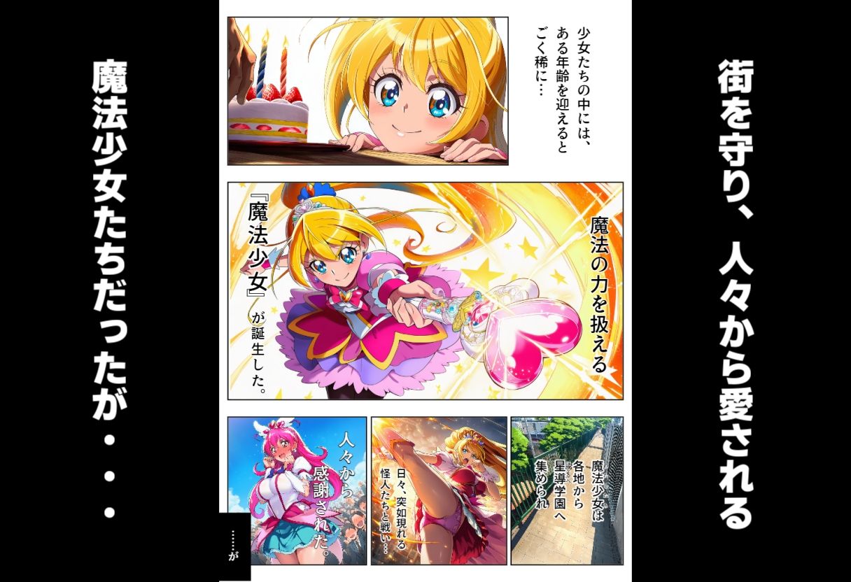 【お試し価格】敗北魔法少女の末路 〜地獄の学校生活編  前編〜 - サンプル画像 1