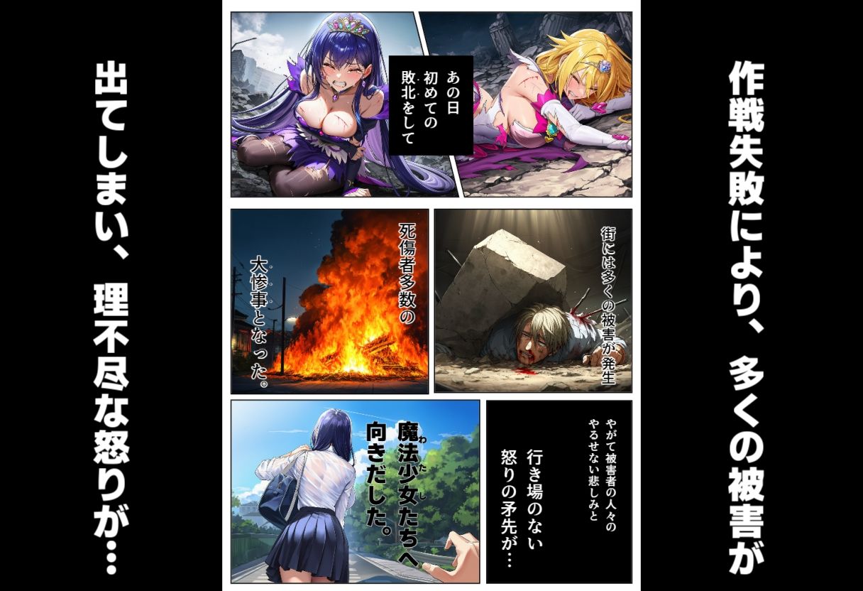 【お試し価格】敗北魔法少女の末路 〜地獄の学校生活編  前編〜 - サンプル画像 2