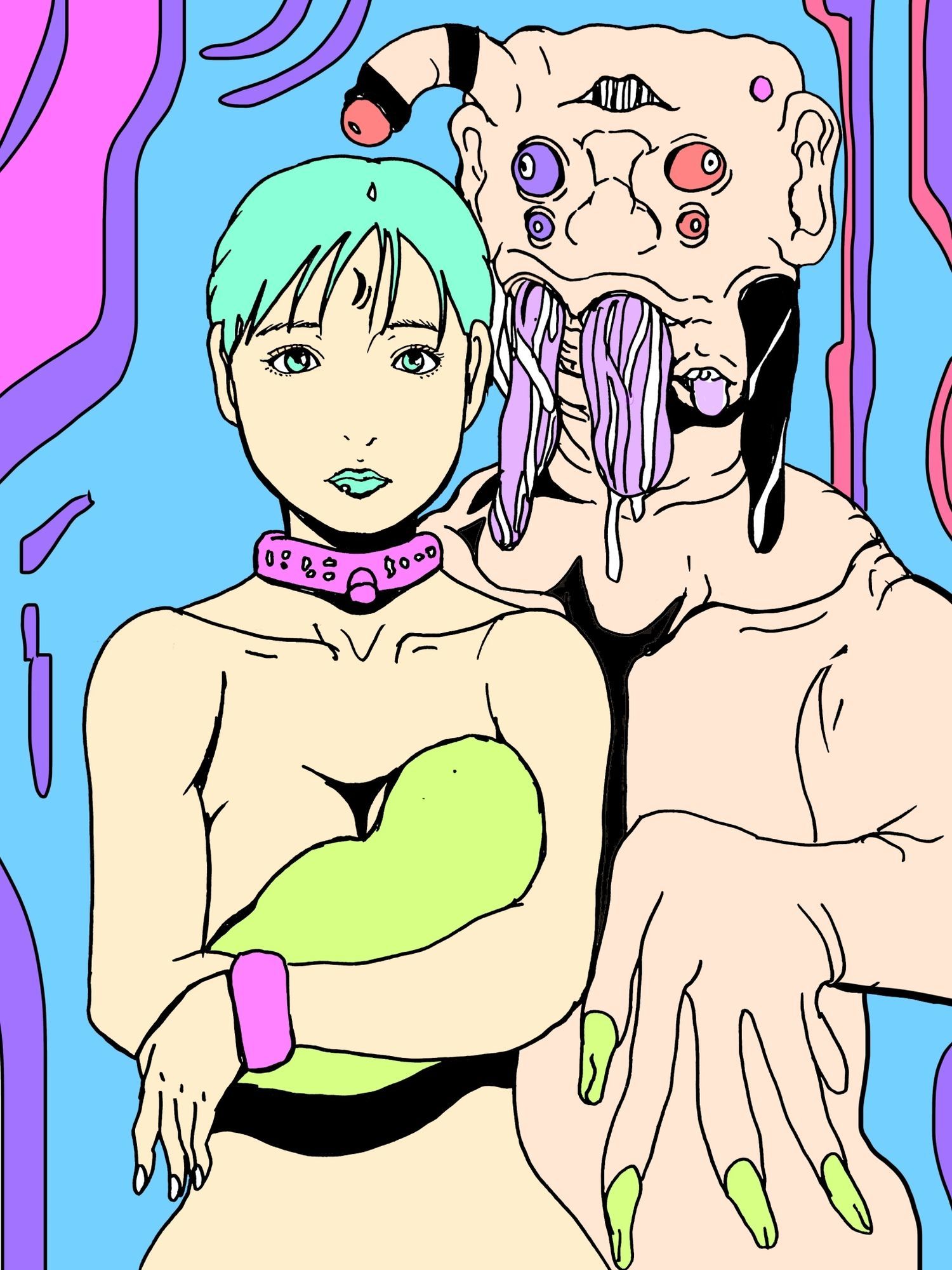 隣家のヤクザの子を産んだ妻 - サンプル画像 1