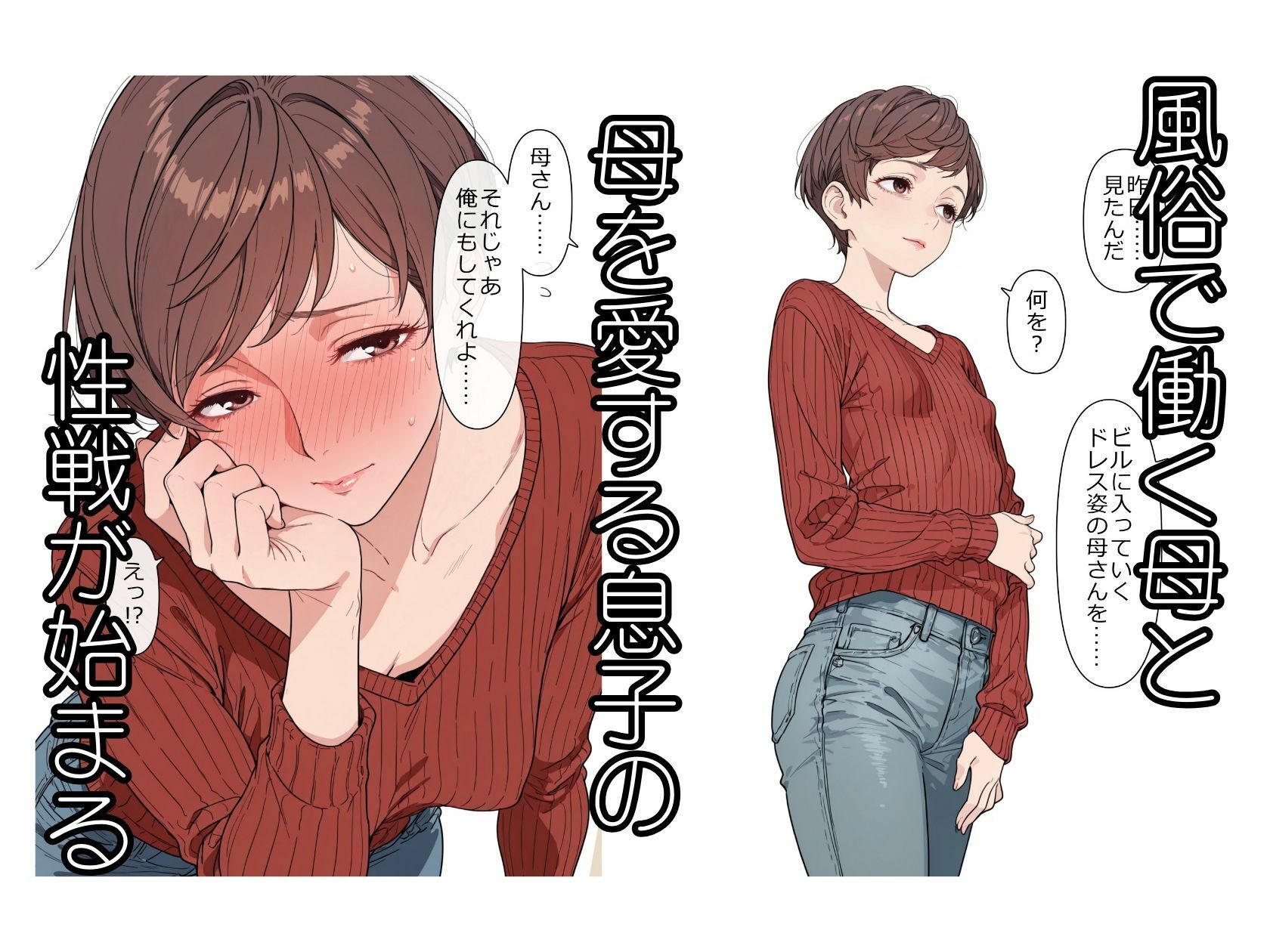 母と息子のイキゲーム1 - サンプル画像 2