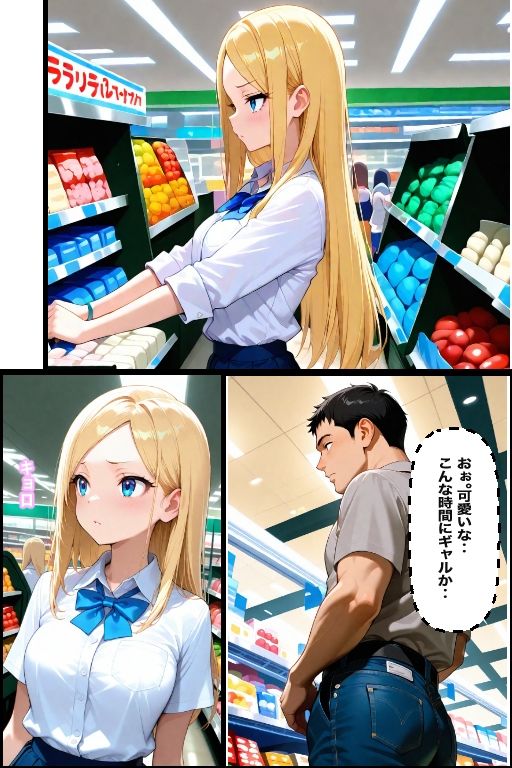 万引き現行犯！金髪ギャルを店長専用の「中出し肉便器」に分からせるまで - サンプル画像 5