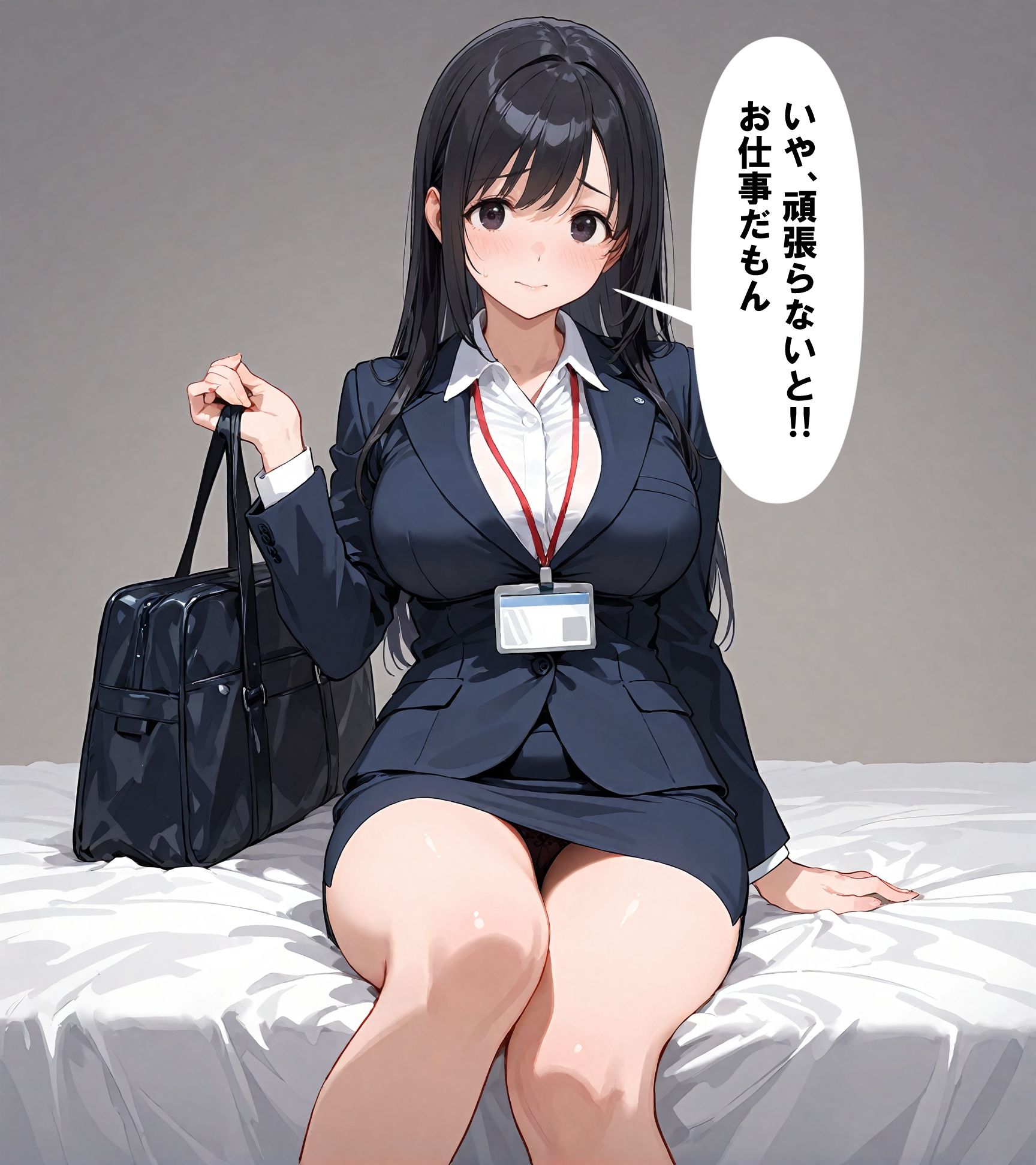 頑張る？新人営業マン - サンプル画像 1