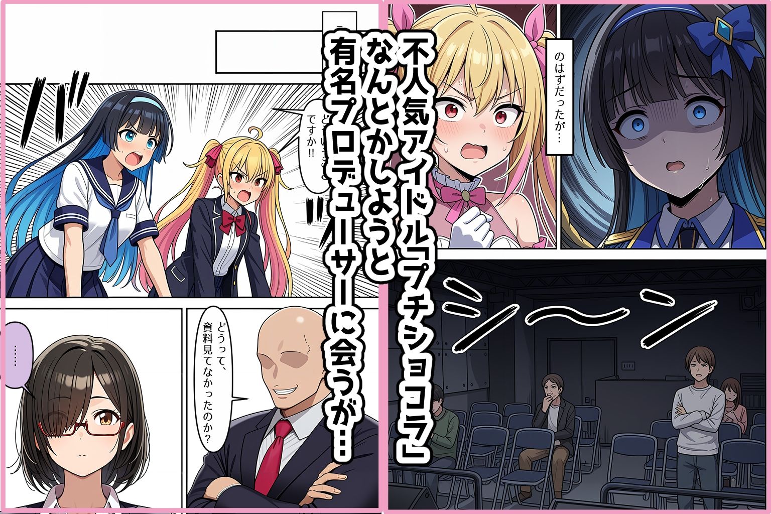 不人気アイドルが枕営業で絶頂に！！ - サンプル画像 2