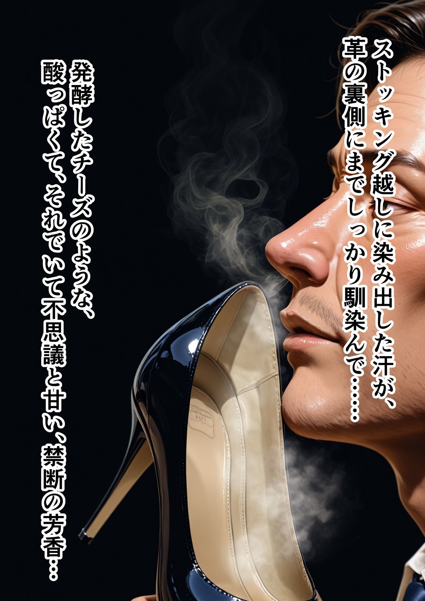 【匂いフェチ】足臭 〜エリート女上司の激蒸れ黒スト。一日中歩いたOLの「臭い」と熟成発酵した芳香〜 - サンプル画像 3