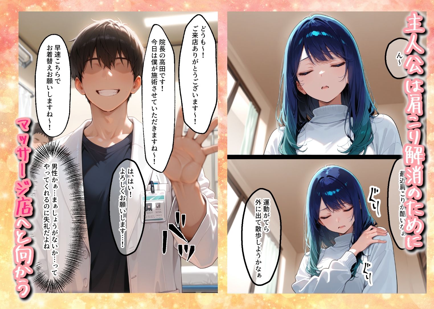 媚薬入りアロマで子宮にキス「先生、これってマッサージですか？」無謀にもイかされまくる話〜女優編〜 - サンプル画像 1