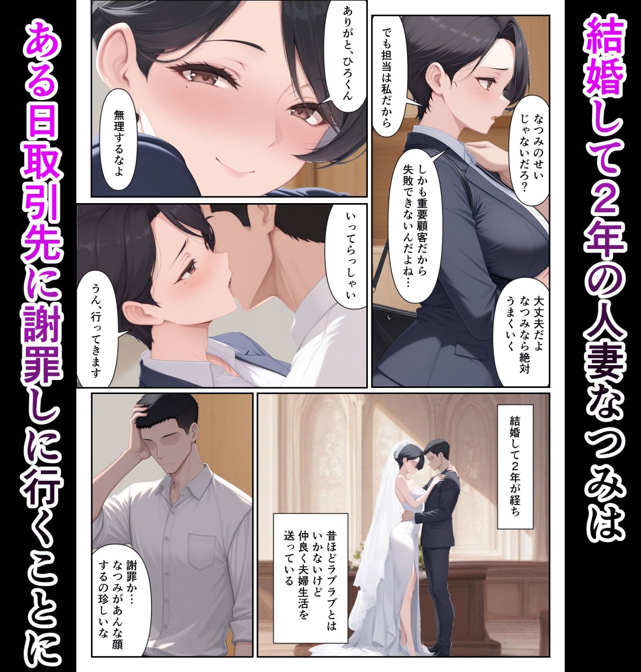 爆乳人妻は元カレちんぽに寝取られる - サンプル画像 1