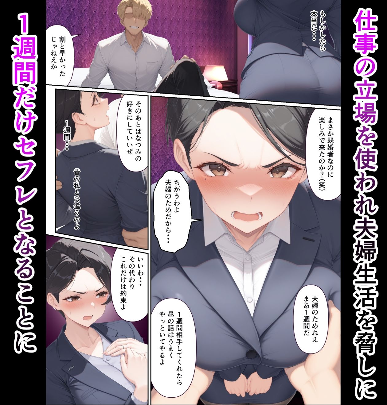 爆乳人妻は元カレちんぽに寝取られる - サンプル画像 3