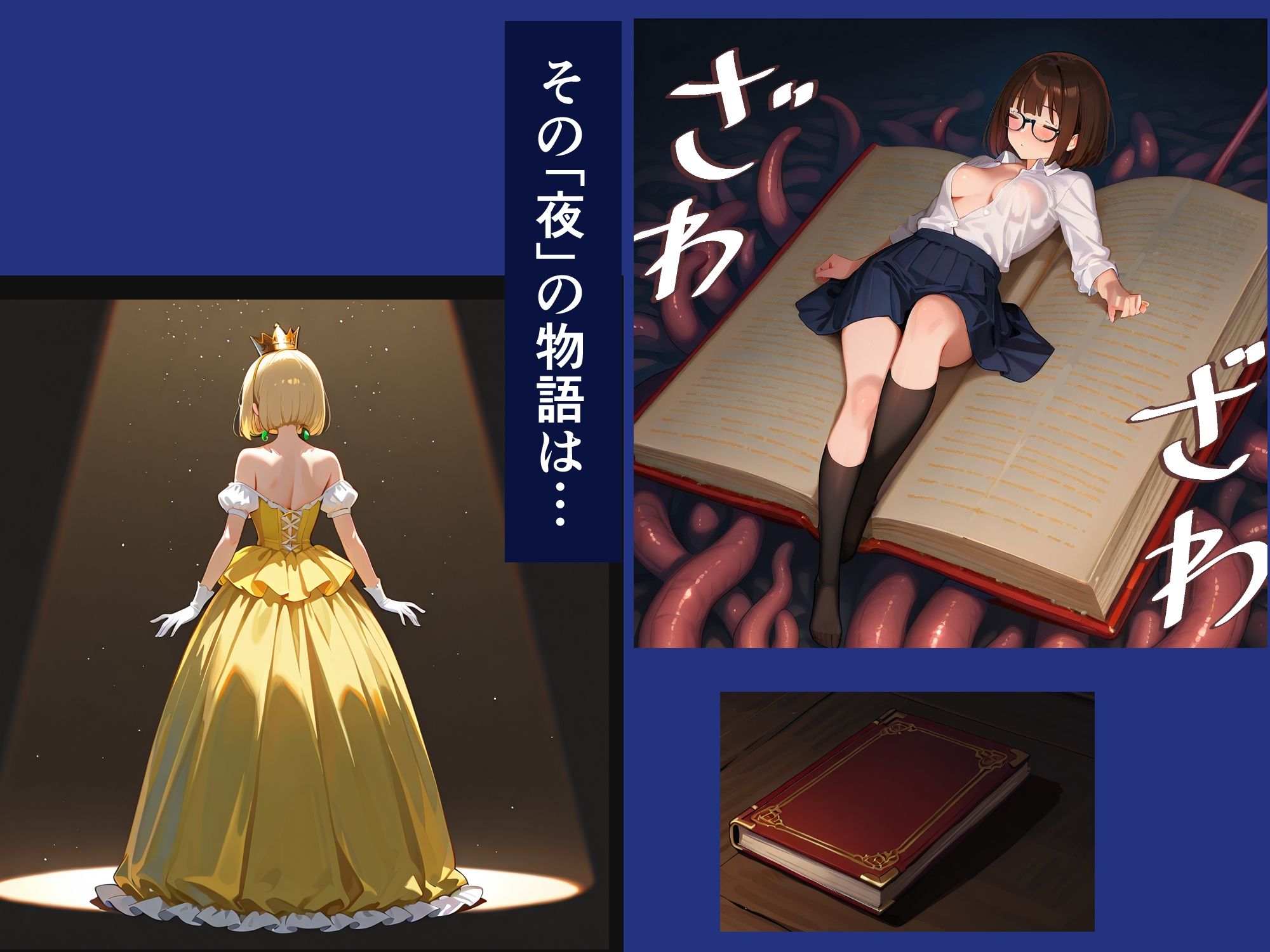 触手図書館の夜 - サンプル画像 7